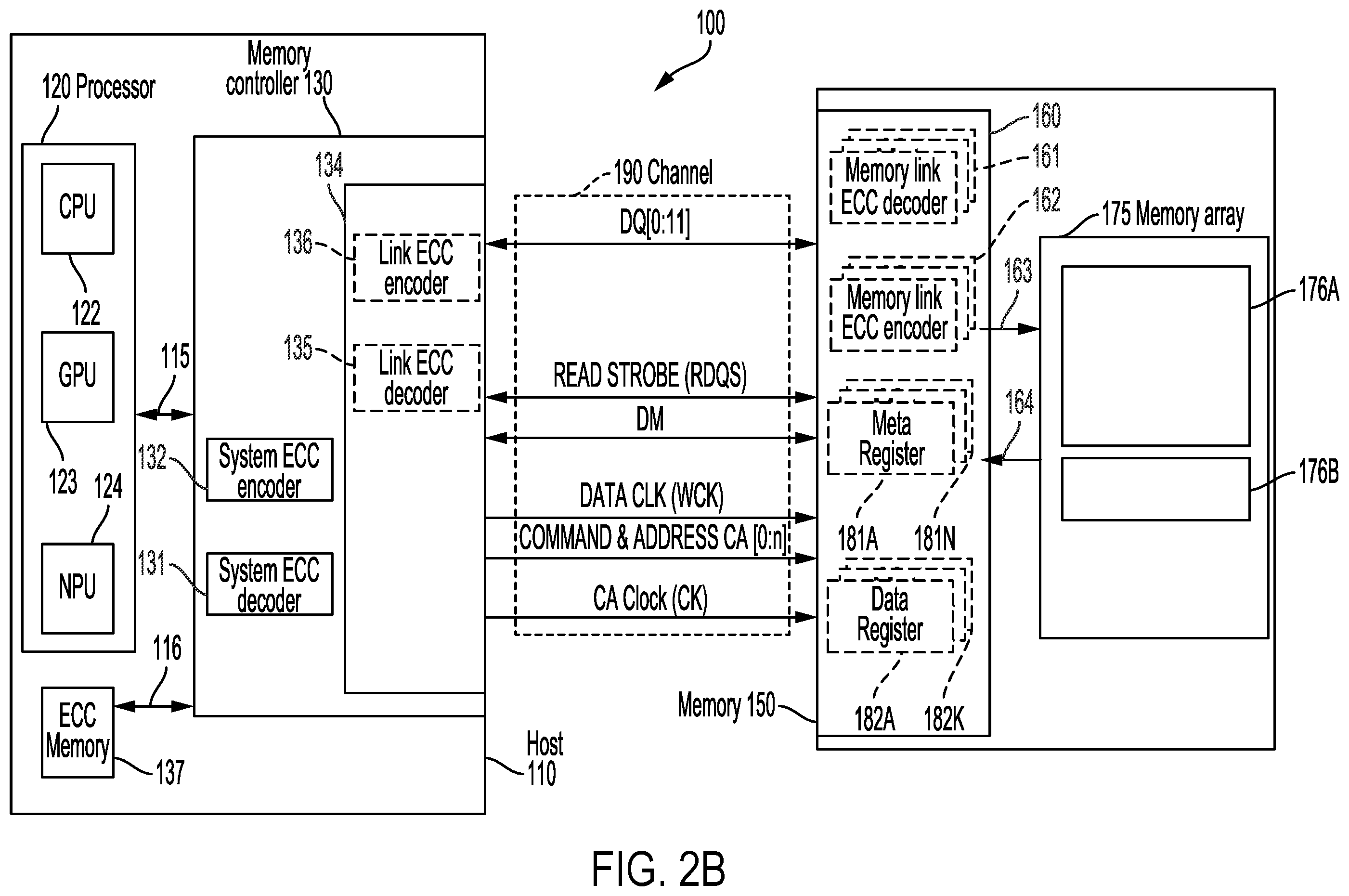 Patent US12504876 Figure 3 – Flexible metadata regions for a memory device