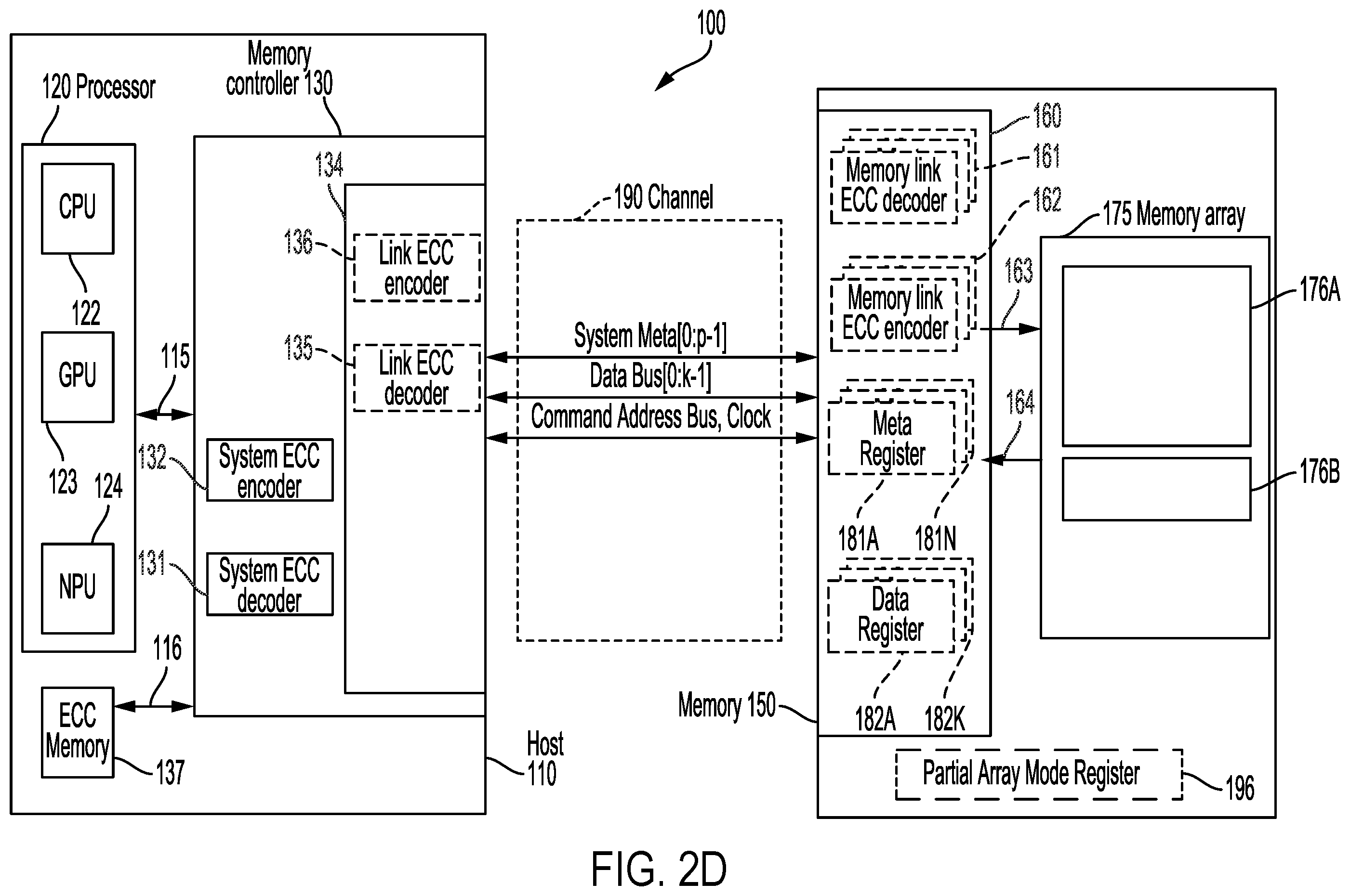 Patent US12504876 Figure 5 – Flexible metadata regions for a memory device