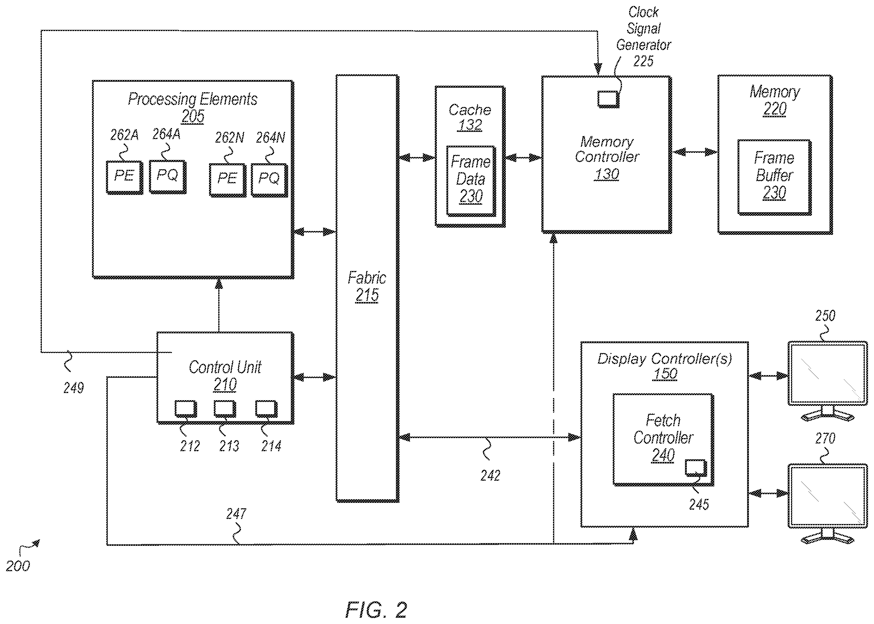 Patent US12504909 Figure 2 – Memory power performance state optimization during image display