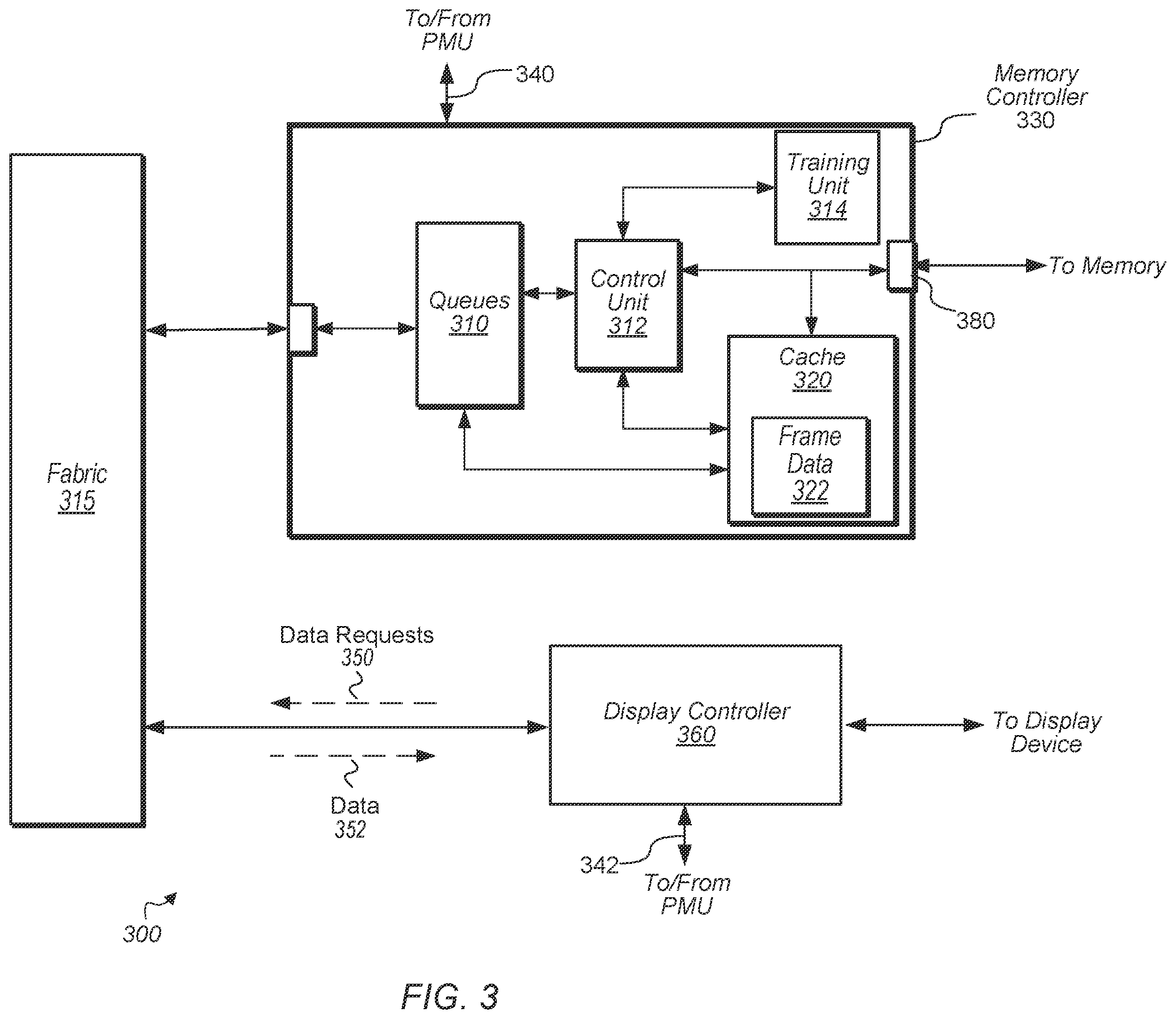 Patent US12504909 Figure 3 – Memory power performance state optimization during image display