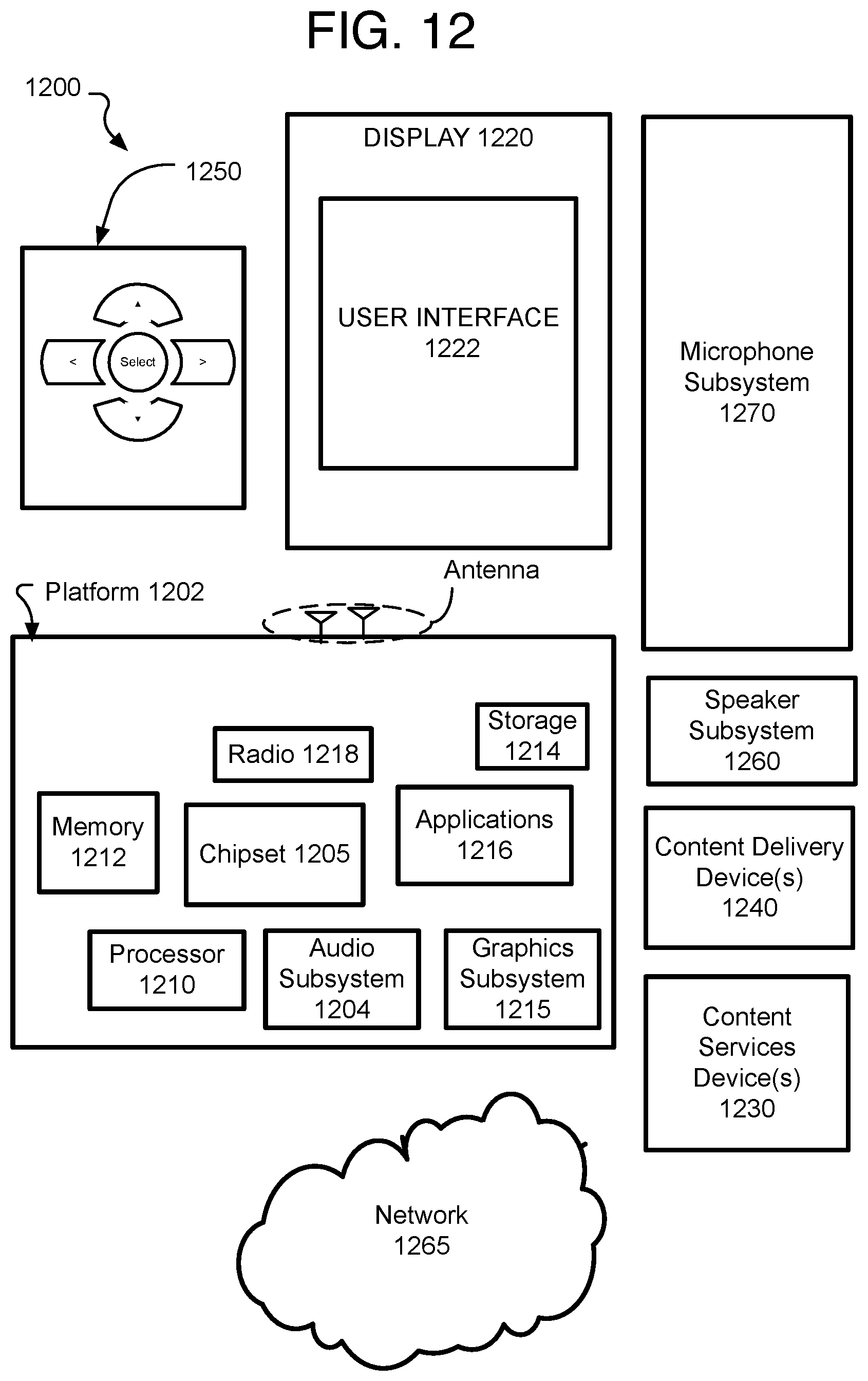 Patent US12504911 Figure 12 – Method and system of standards-based audio function processing with reduced memory usage