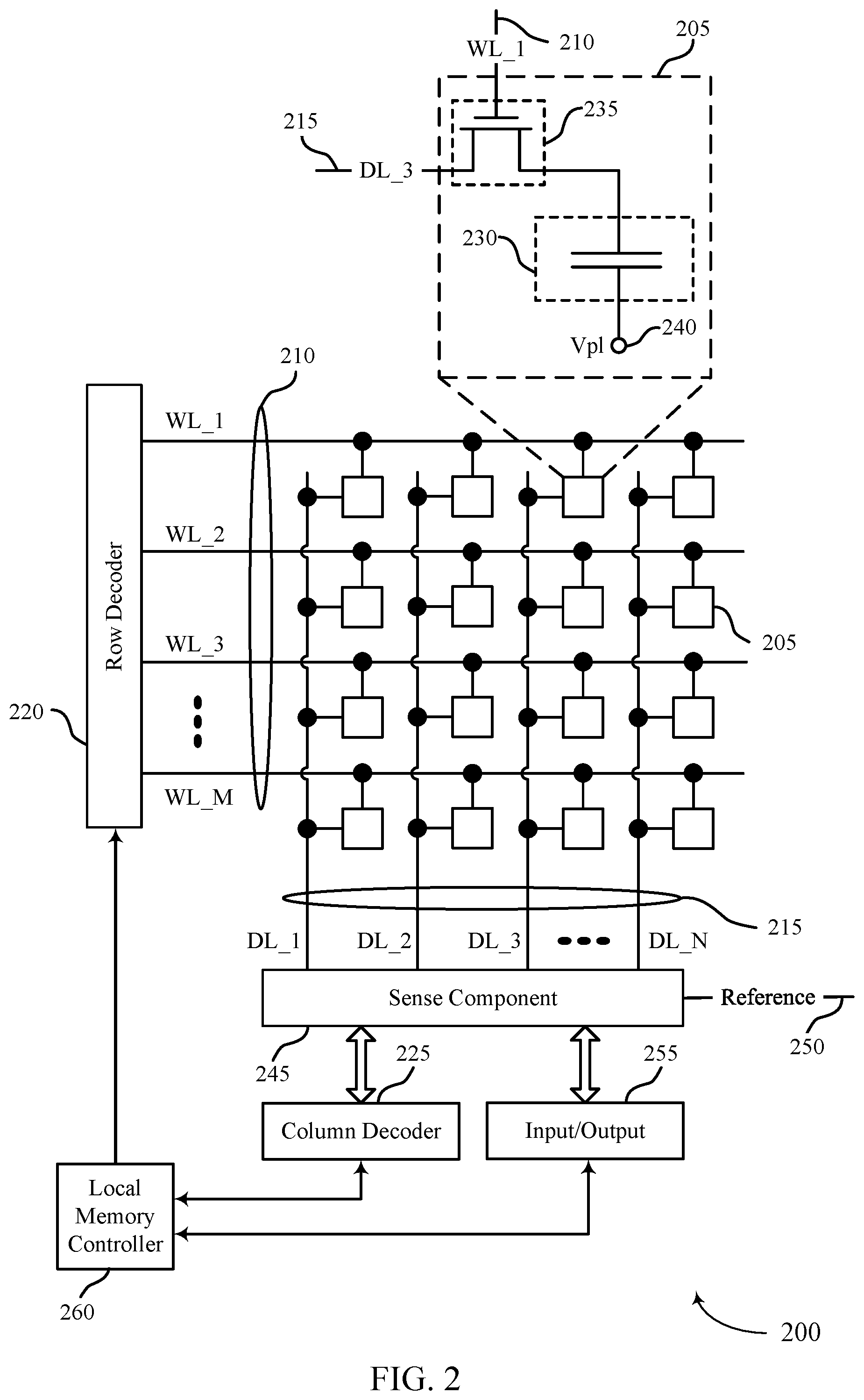 Patent US12504920 Figure 2 – Metadata communication by a memory device