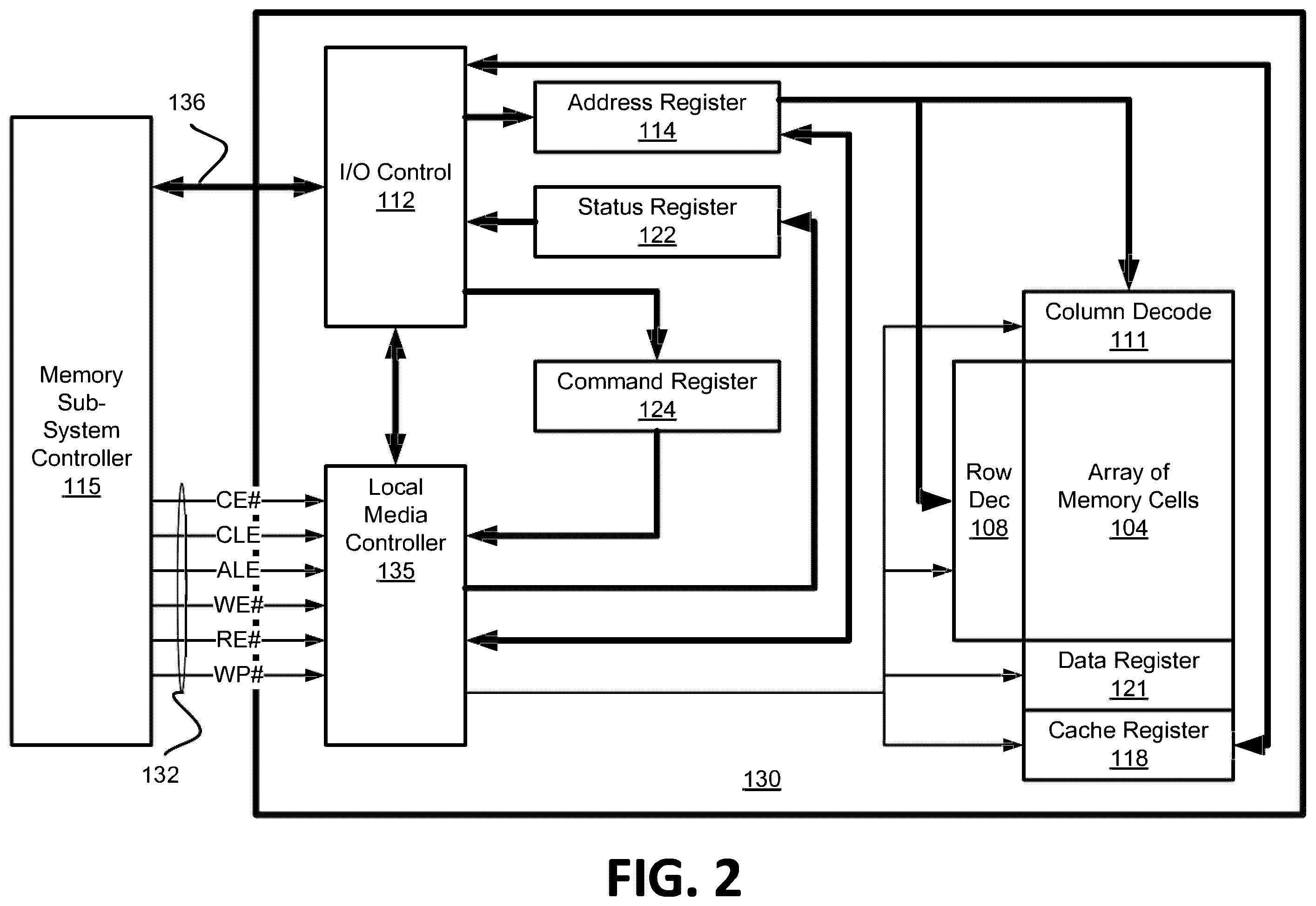 Patent US12504927 Figure 2 – Internal log management in memory systems