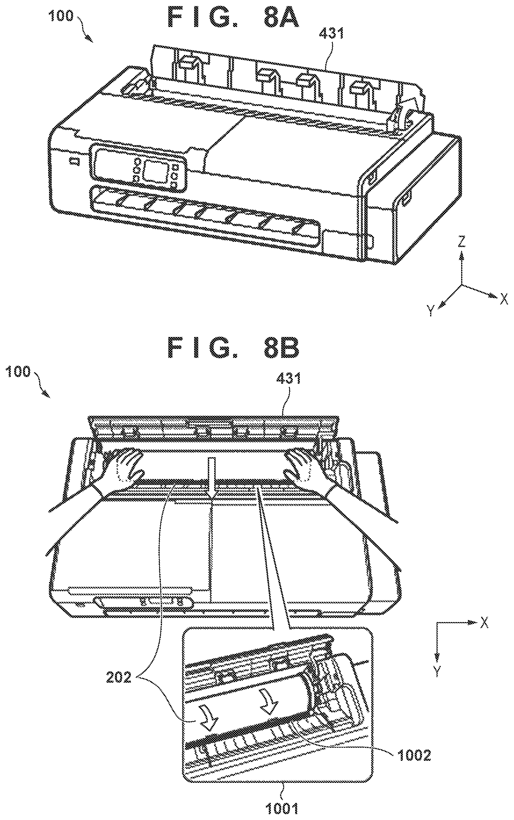 Patent US12504935 Figure 8 – Printing apparatus having sheet position control, control method, and computer-readable storage medium