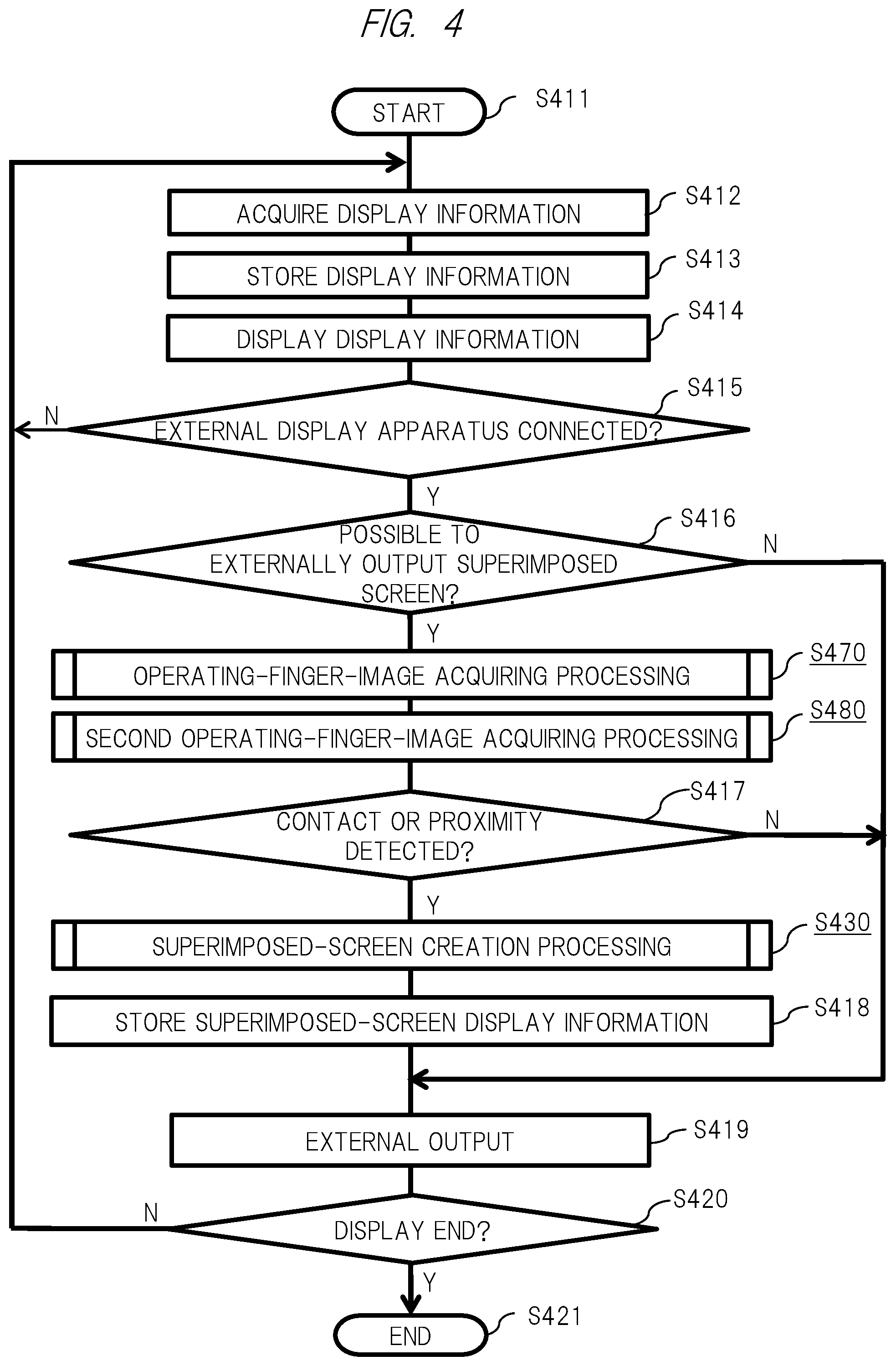 Patent US12504937 Figure 4 – Information display apparatus and method