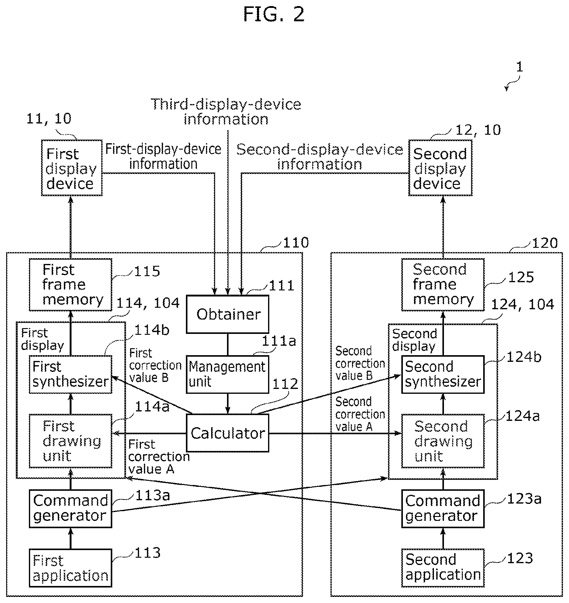 Patent US12504938 Figure 2 – Display control system, display method, and storage medium