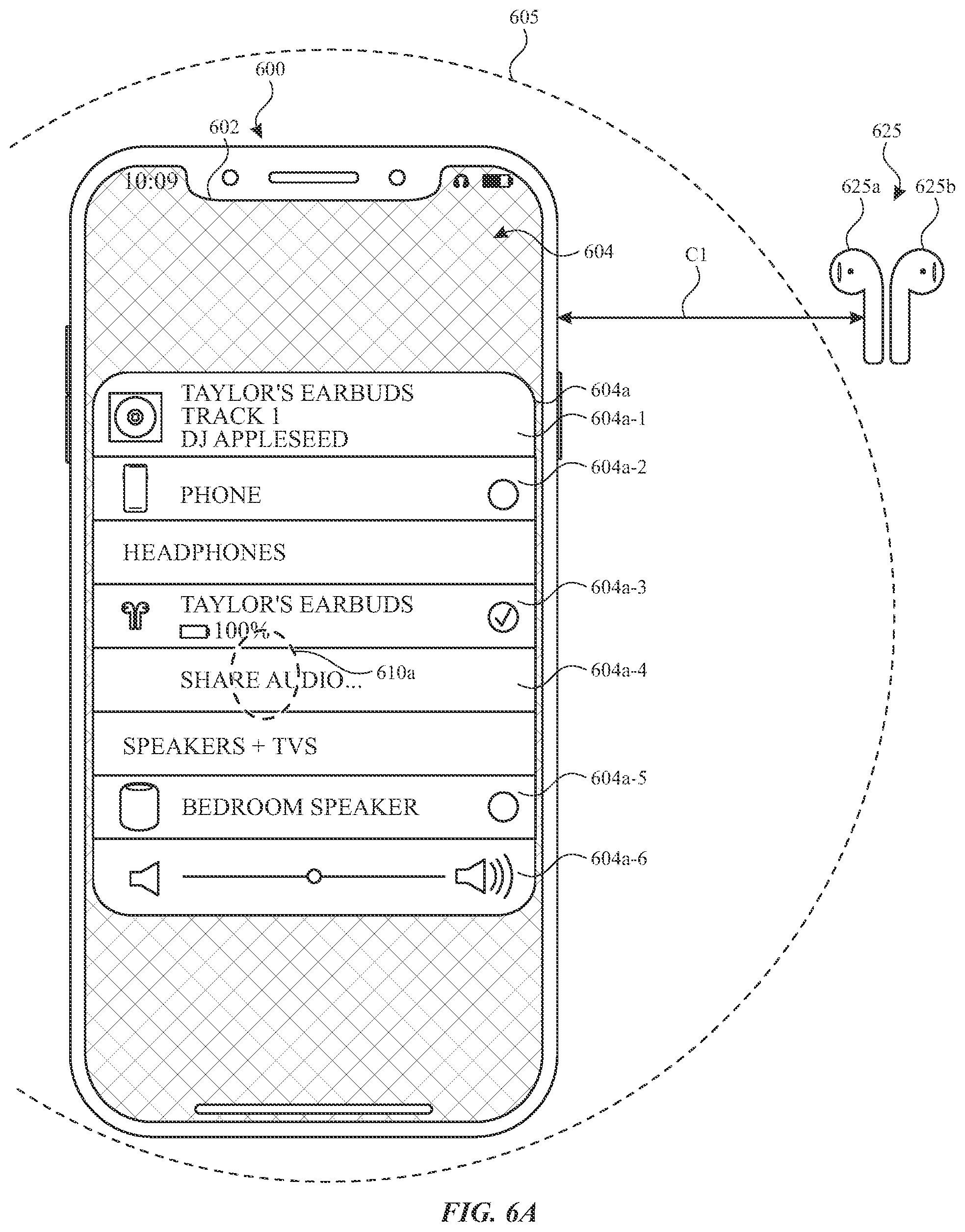Patent US12504944 Figure 15 – Methods and user interfaces for sharing audio