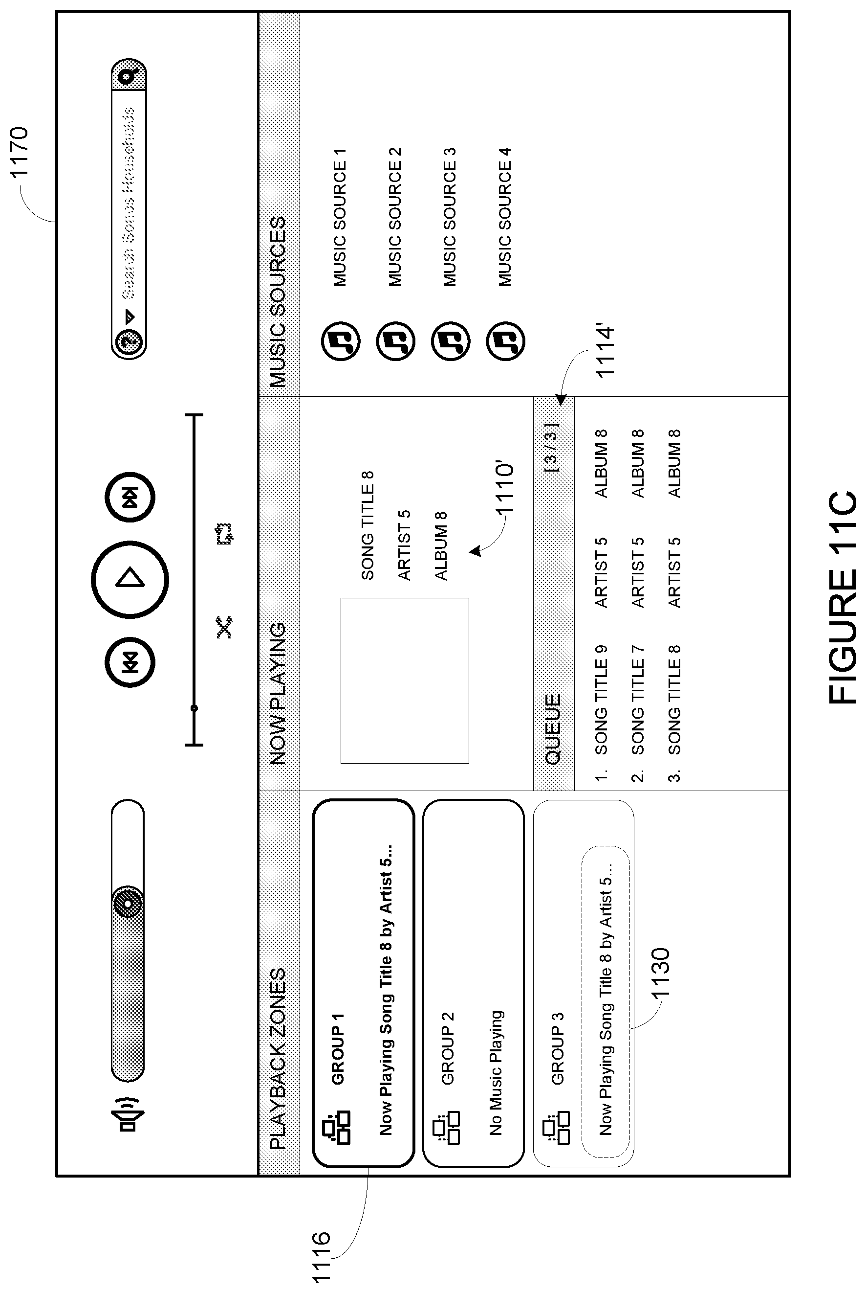 Patent US12504946 Figure 13 – Playback transfer in a media playback system
