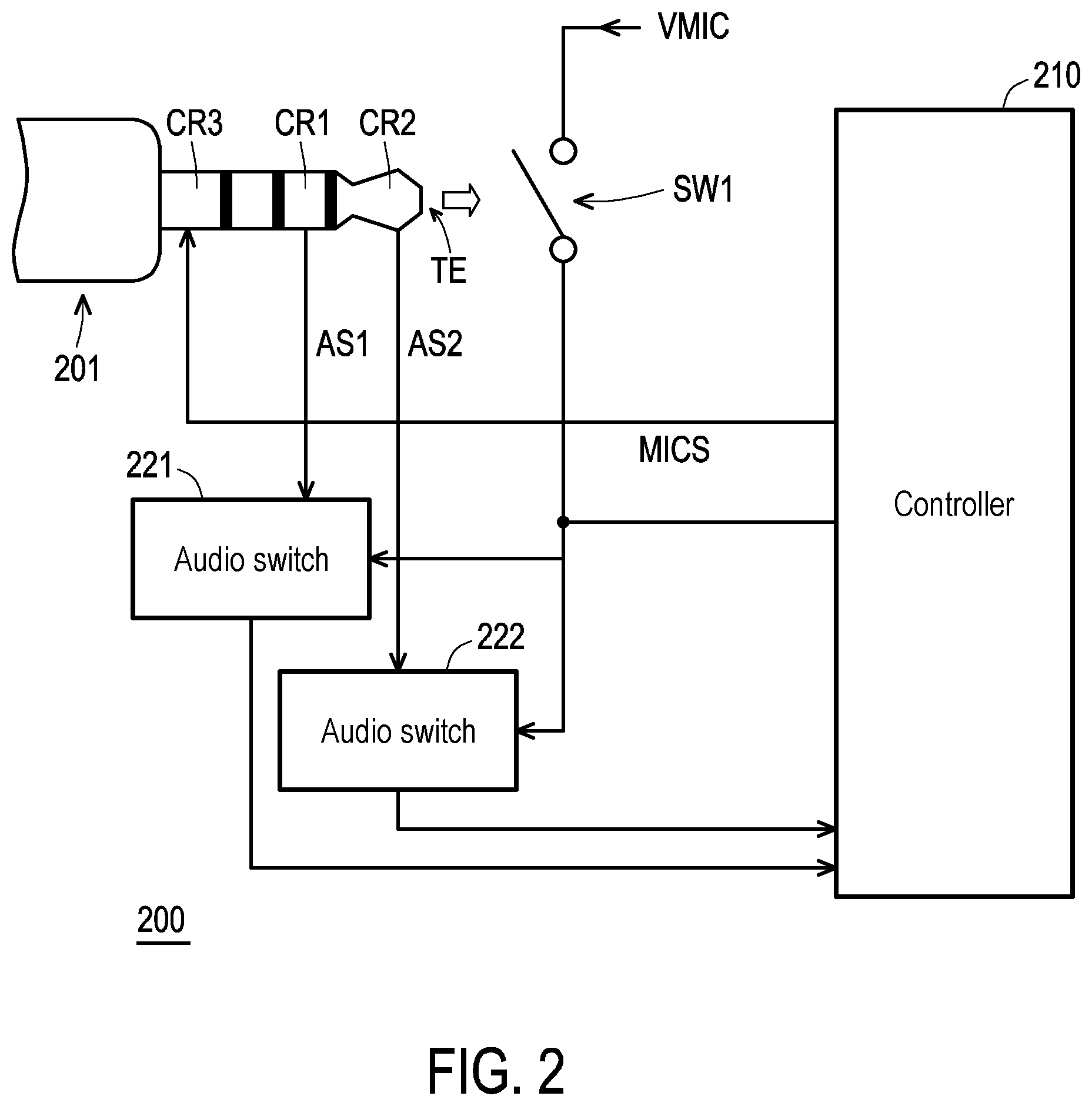 Patent US12504947 Figure 2 – Audio device and control method thereof