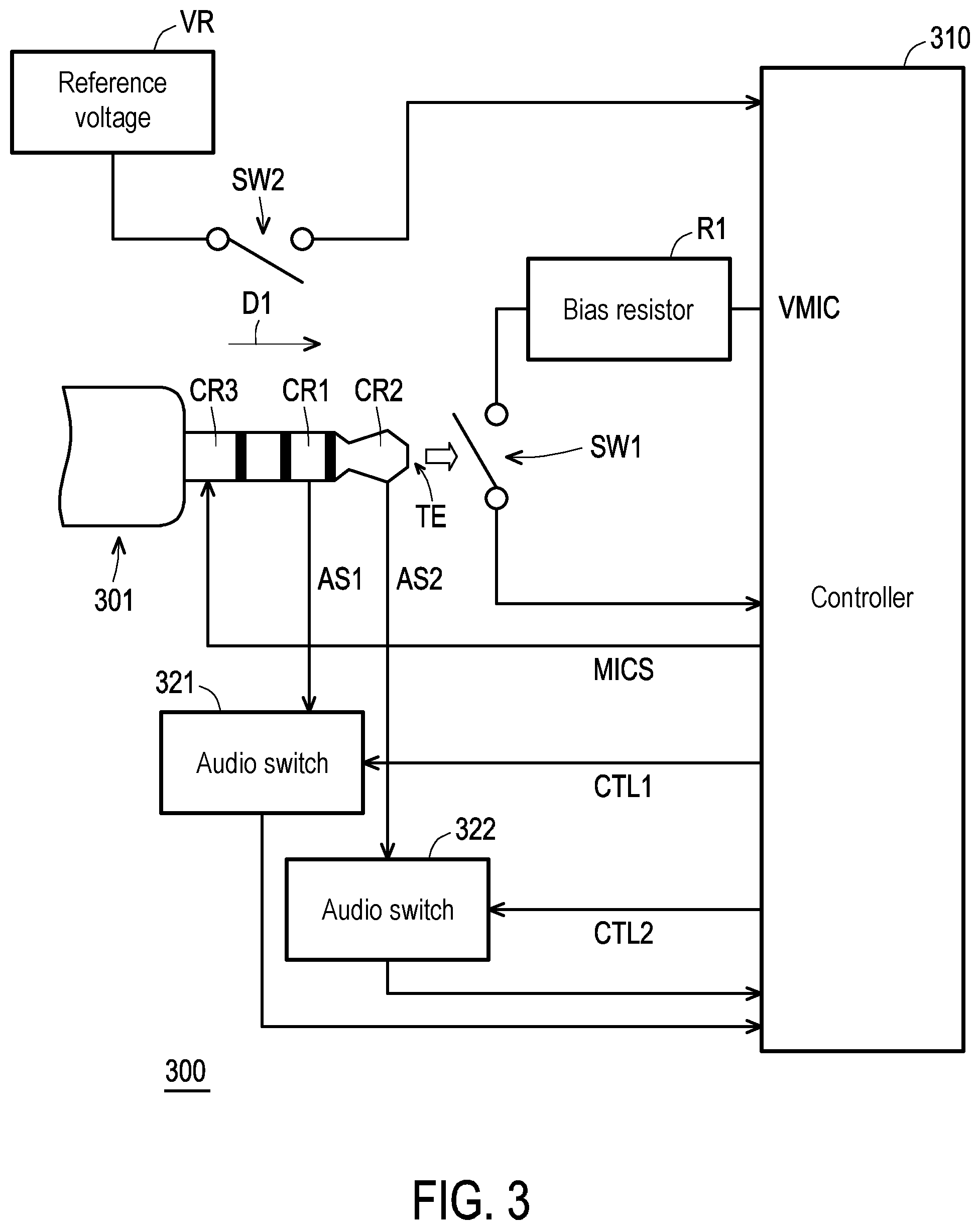 Patent US12504947 Figure 3 – Audio device and control method thereof