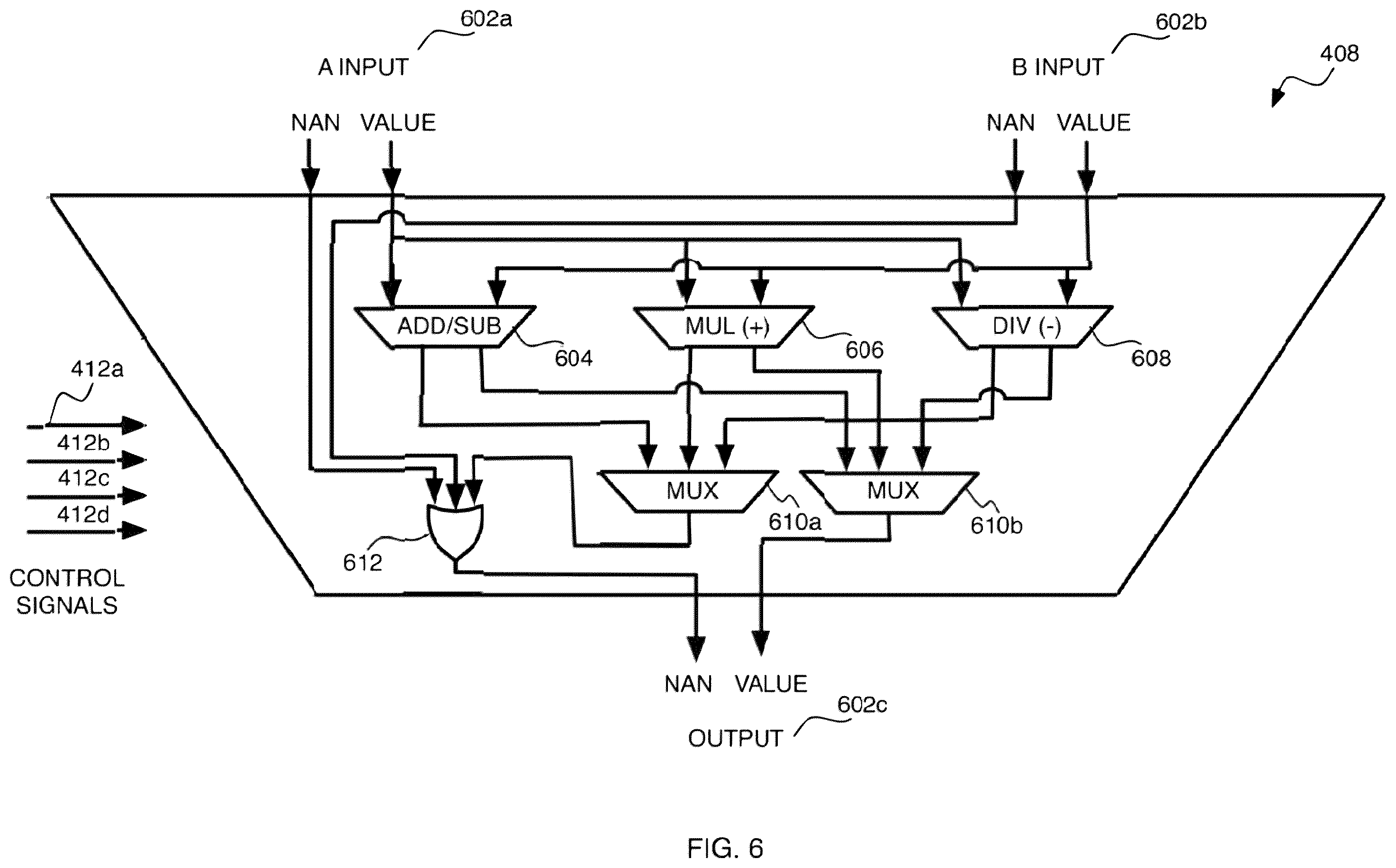 Patent US12504950 Figure 6 – Processing with compact arithmetic processing element