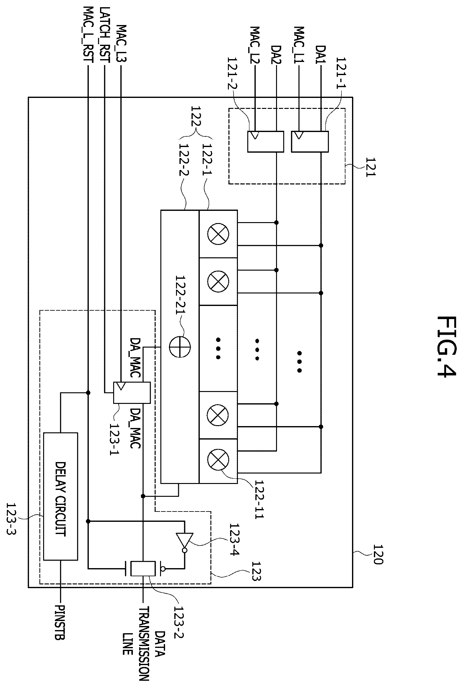 Patent US12504952 Figure 4 – Multiplication and accumulation (MAC) operator and processing-in-memory (PIM) device including the mac operator