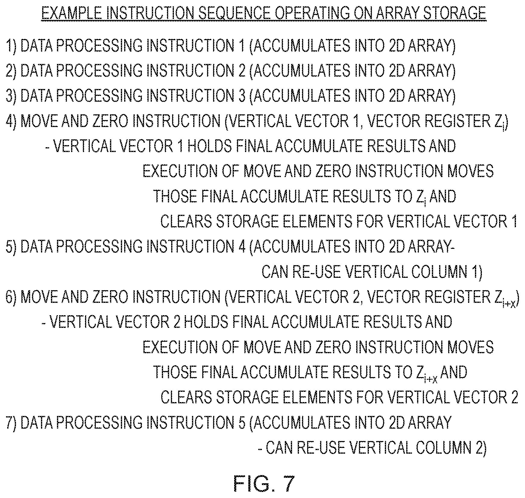 Patent US12504973 Figure 8 – Technique for handling data elements stored in an array storage