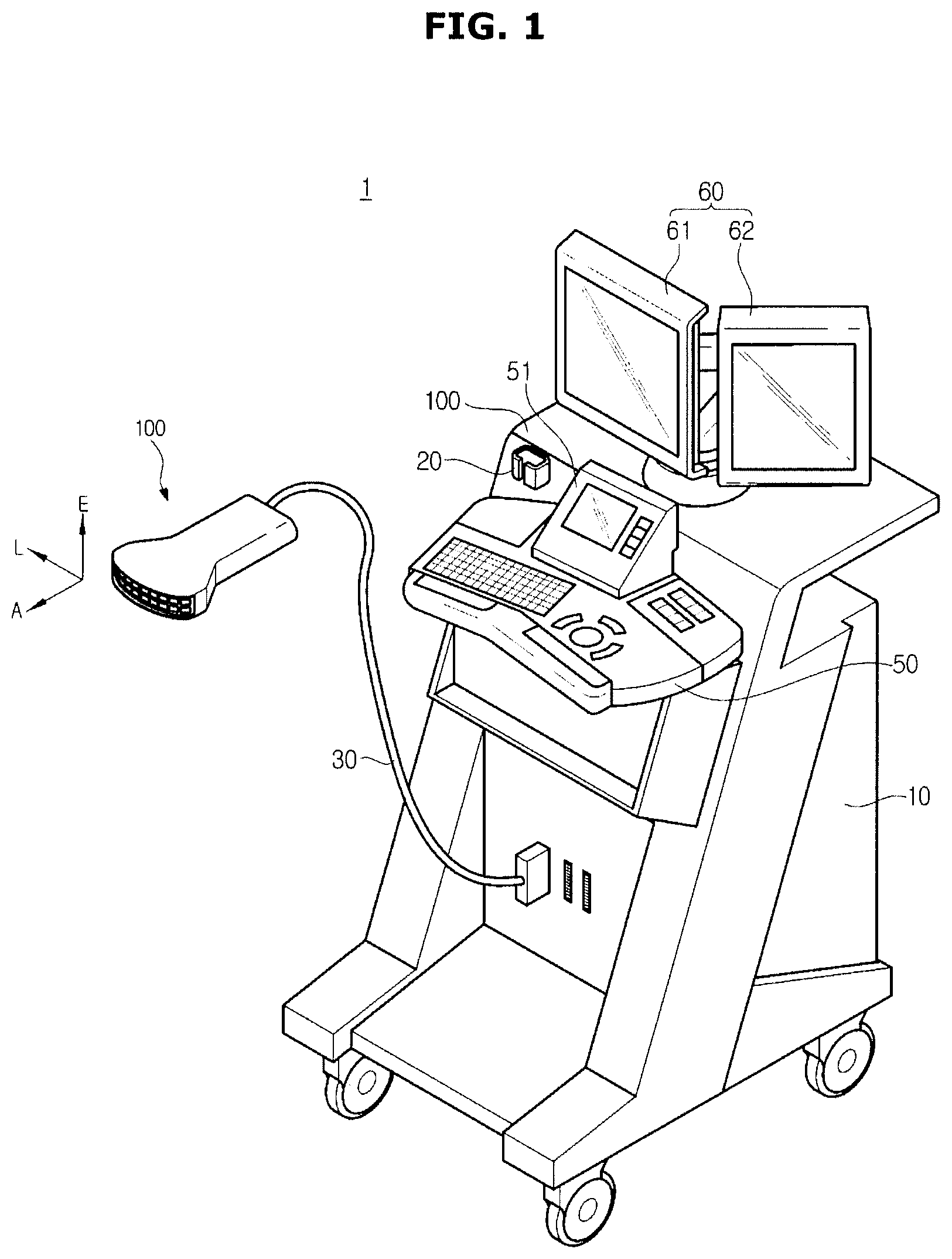 Patent US12508002 Figure 1 – Ultrasonic imaging apparatus and control method thereof