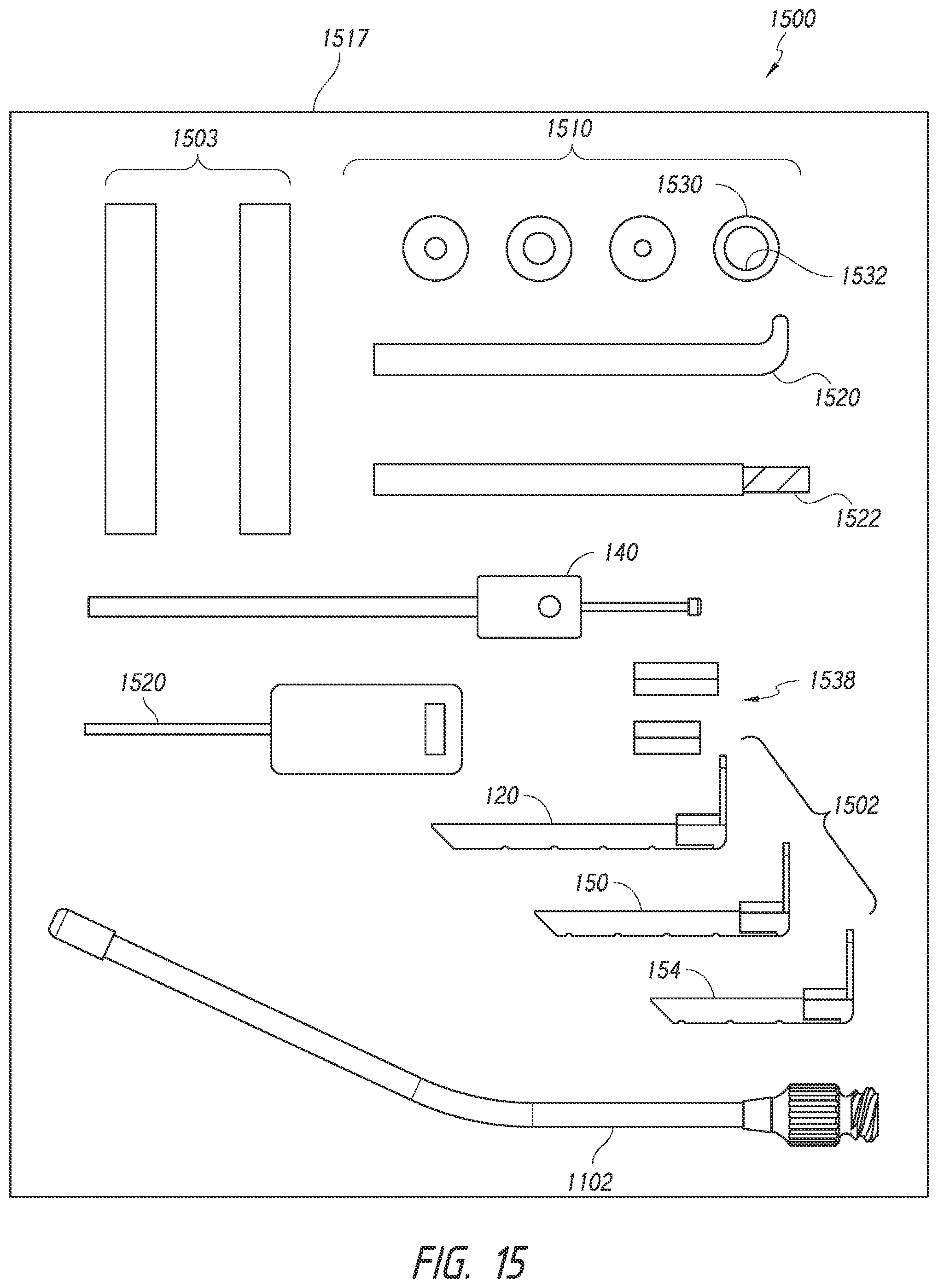 Patent US12508009 Figure 8 – Multi-portal split cannulas, endoscopic hemostatic dispensers and surgical tools