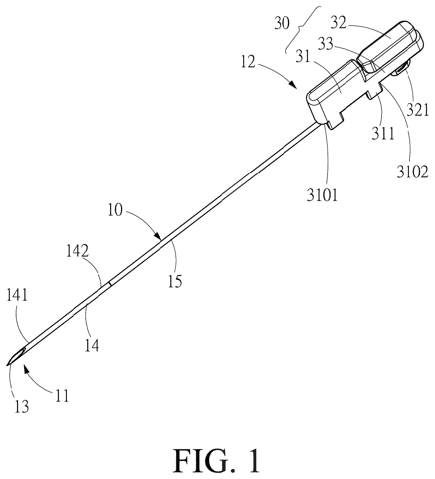 Patent US12508017 Figure 1 – Surgical guidewire device and suture fixation system