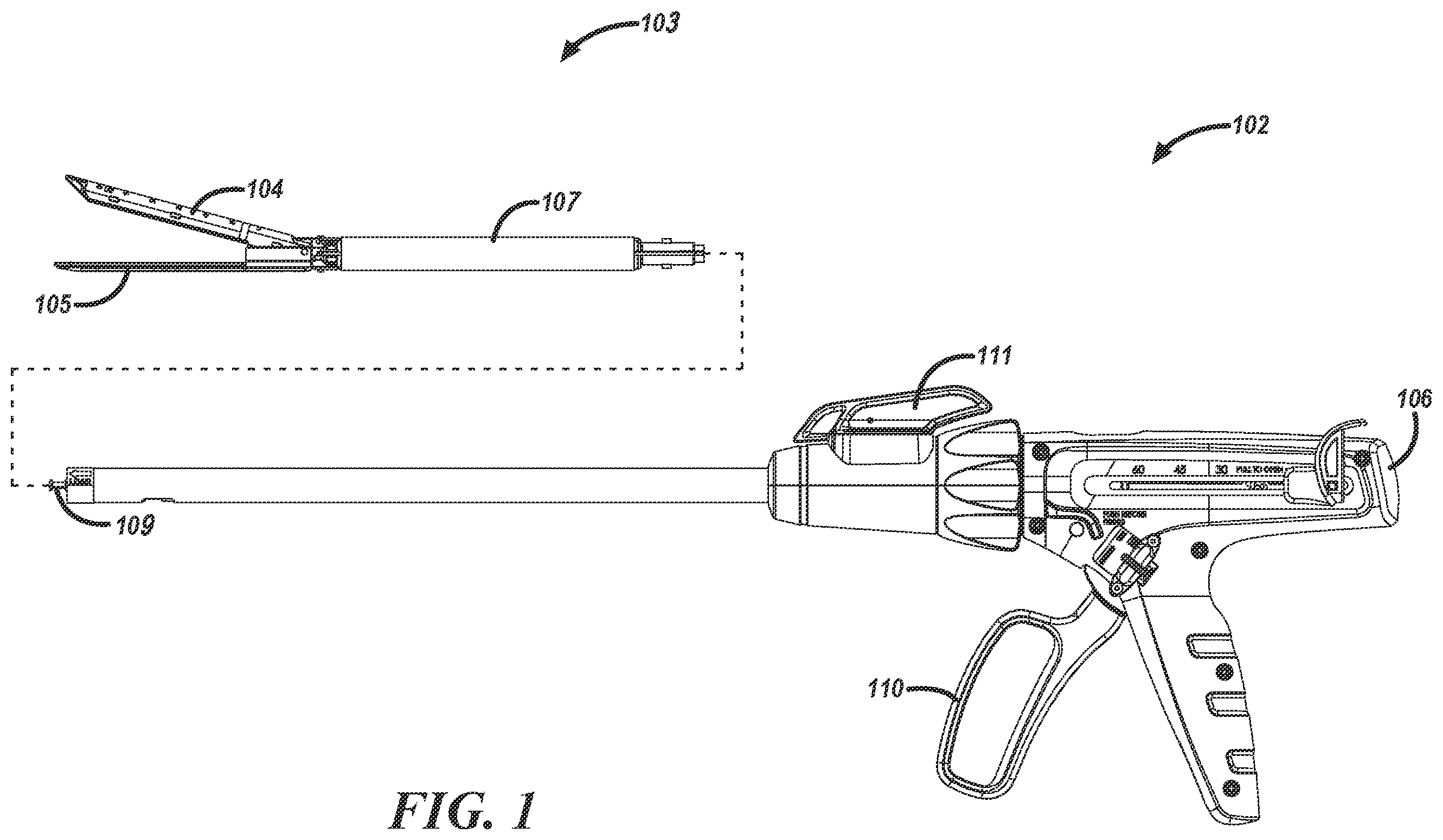 Patent US12508020 — Blade assembly for a surgical reloadable cartridge assembly — Figure 1