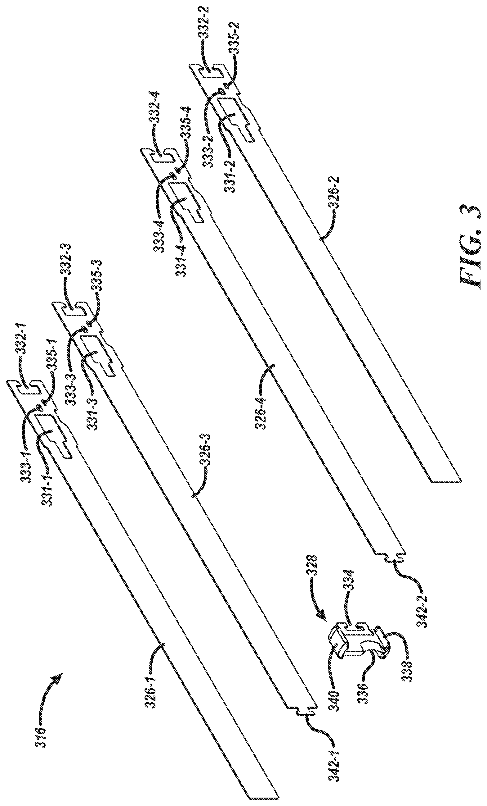 Patent US12508020 Figure 3 – Blade assembly for a surgical reloadable cartridge assembly