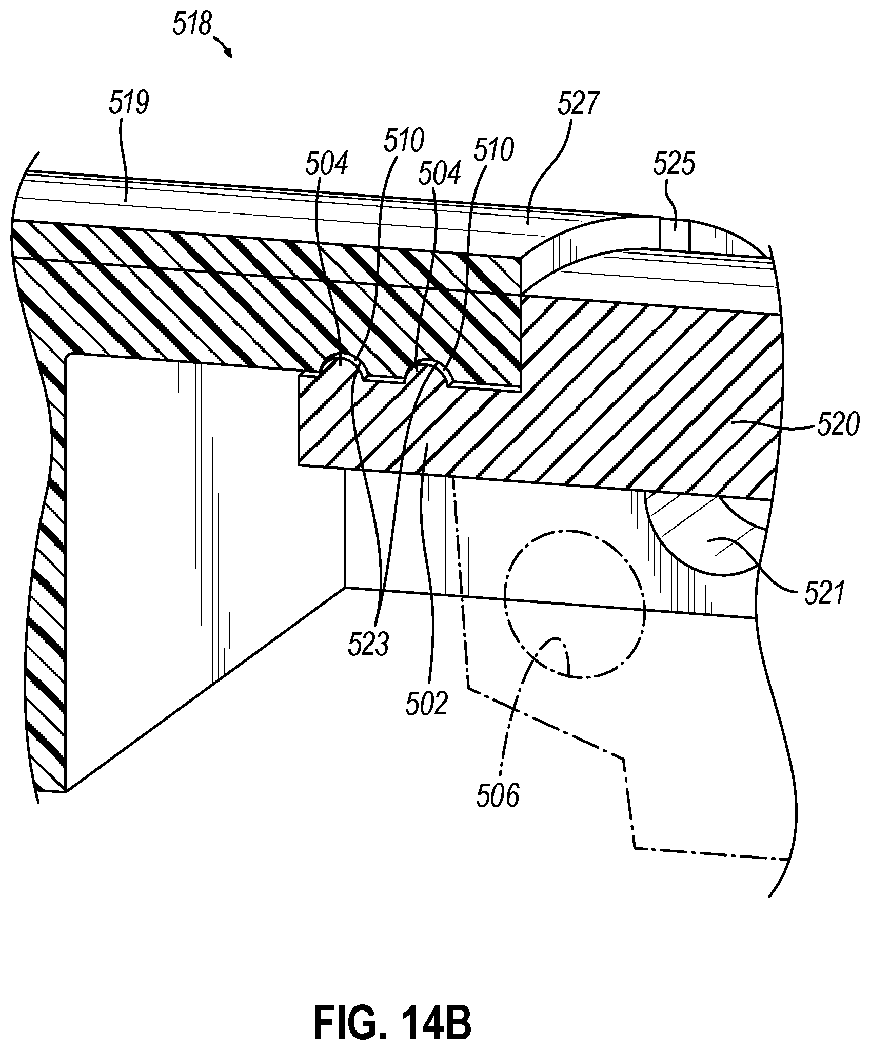 Patent US12508022 Figure 15 – Surgical stapler with toggling distal tip
