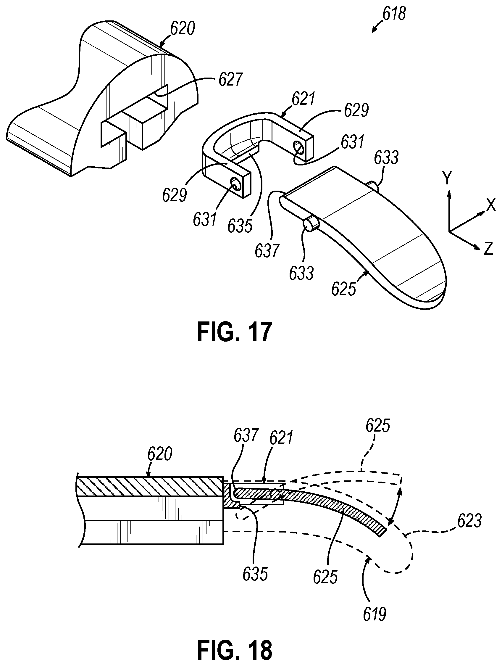 Patent US12508022 Figure 17 – Surgical stapler with toggling distal tip