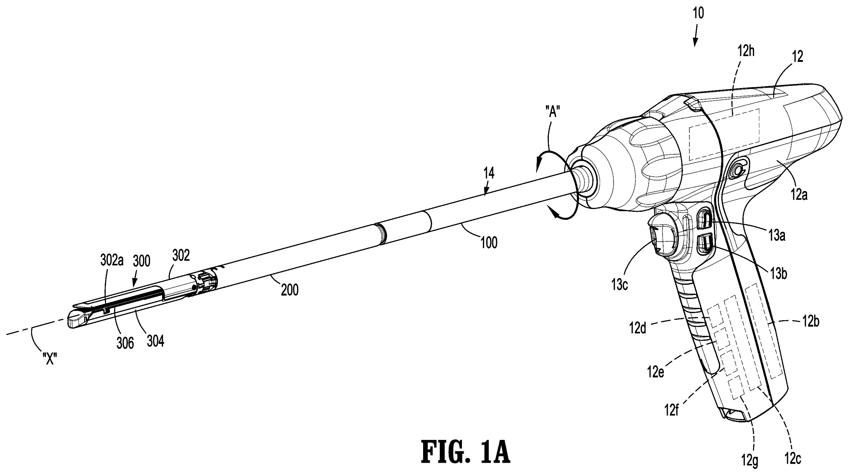 Patent US12508023 Figure 1 – Sealed electrical connection between surgical loading unit and elongated shaft