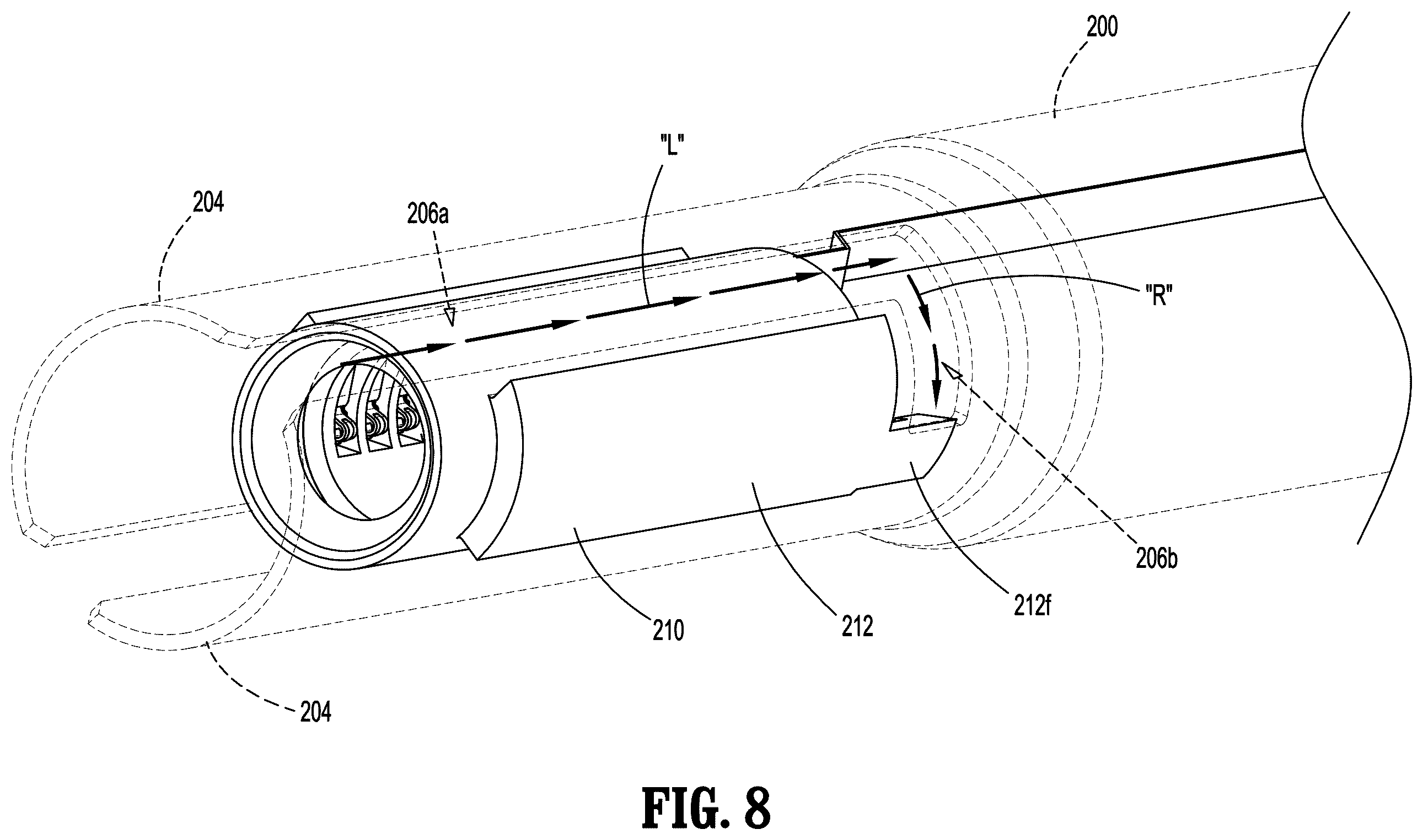 Patent US12508023 Figure 6 – Sealed electrical connection between surgical loading unit and elongated shaft