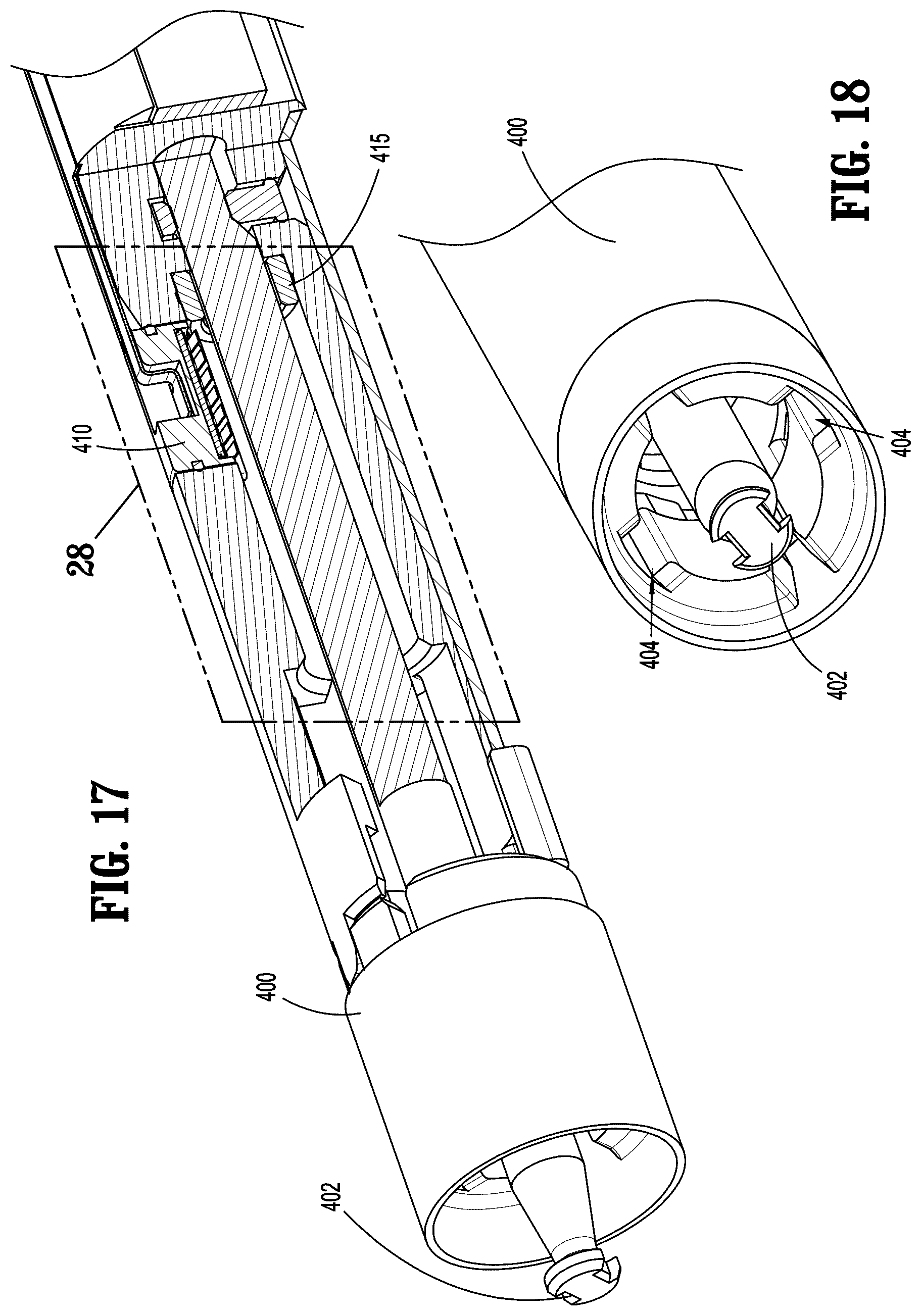 Patent US12508023 Figure 12 – Sealed electrical connection between surgical loading unit and elongated shaft