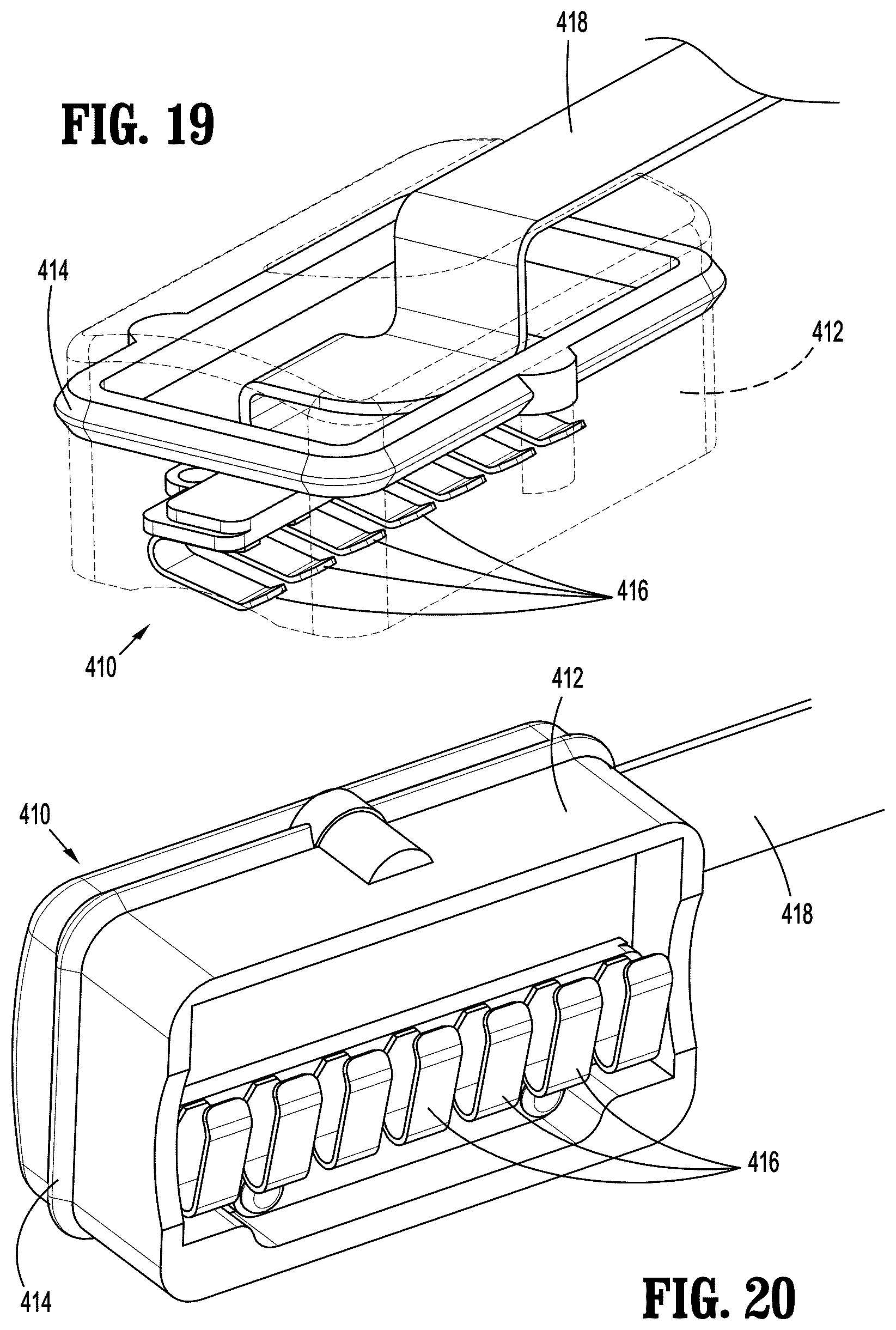 Patent US12508023 Figure 13 – Sealed electrical connection between surgical loading unit and elongated shaft