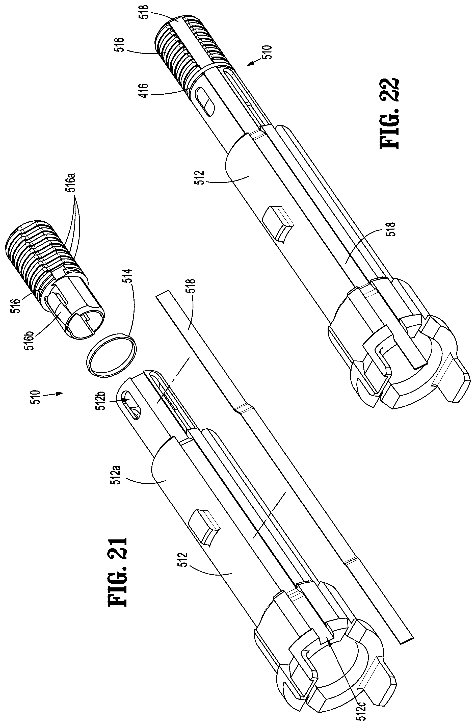 Patent US12508023 Figure 14 – Sealed electrical connection between surgical loading unit and elongated shaft