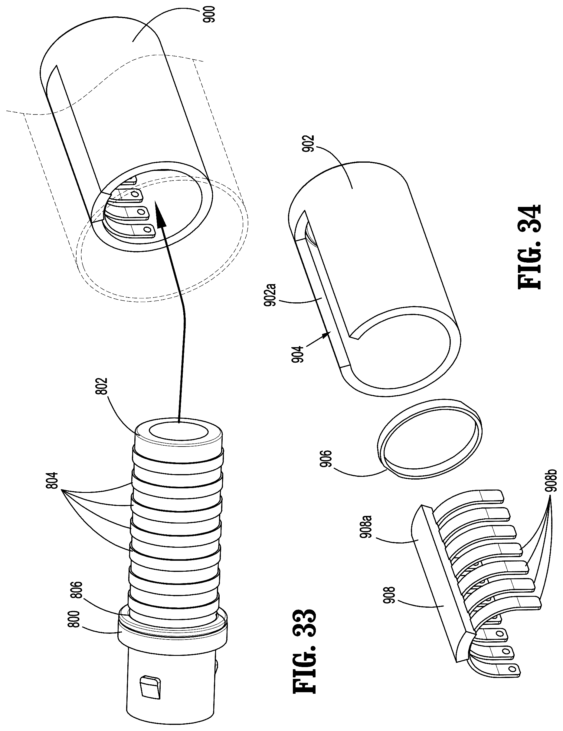 Patent US12508023 Figure 20 – Sealed electrical connection between surgical loading unit and elongated shaft