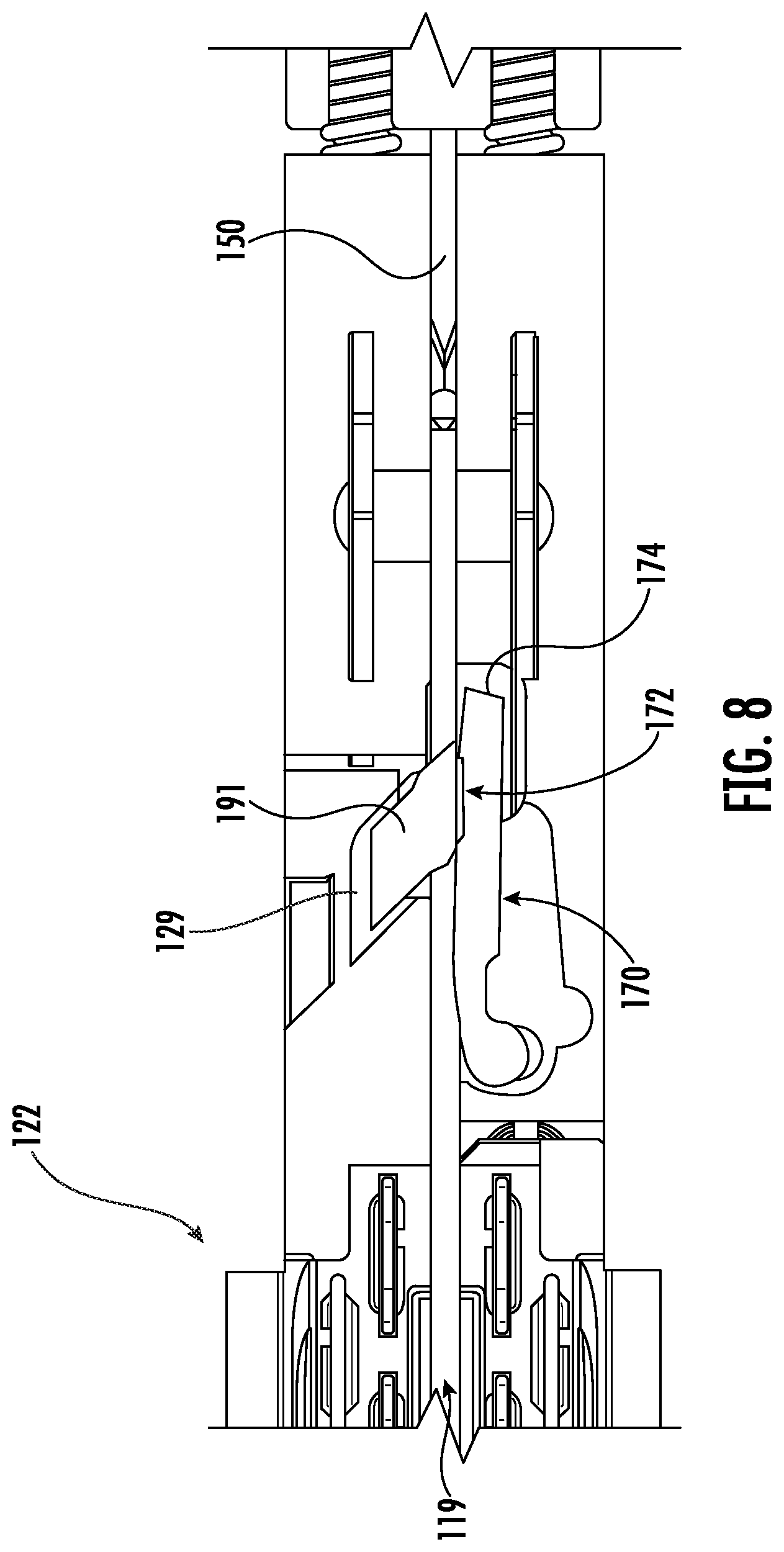 Patent US12508024 Figure 8 – Surgical stapling instruments