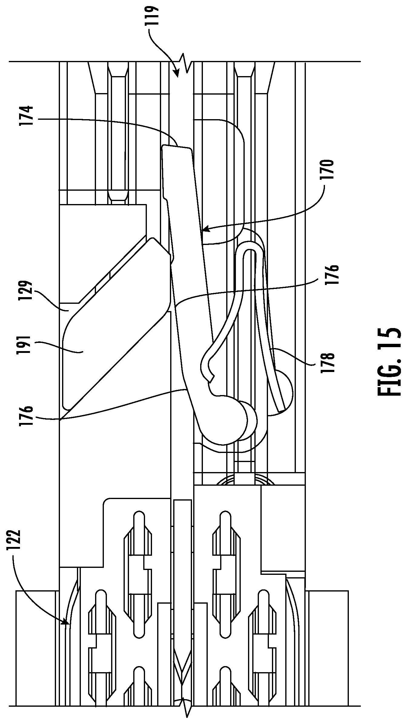 Patent US12508024 Figure 14 – Surgical stapling instruments
