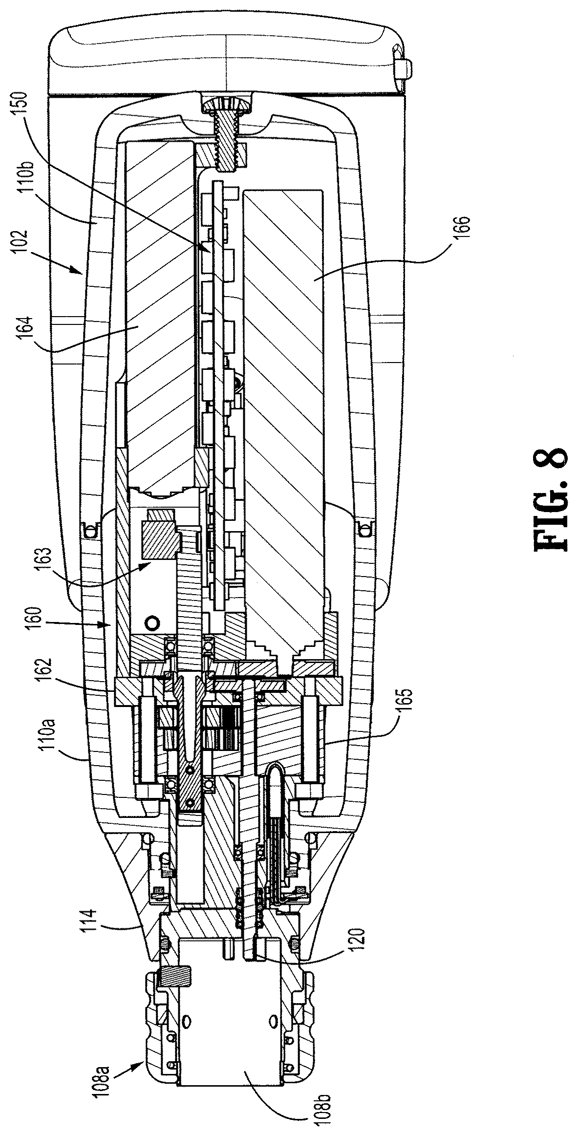 Patent US12508025 Figure 7 – Mechanisms for compensating for drivetrain failure in powered surgical instruments