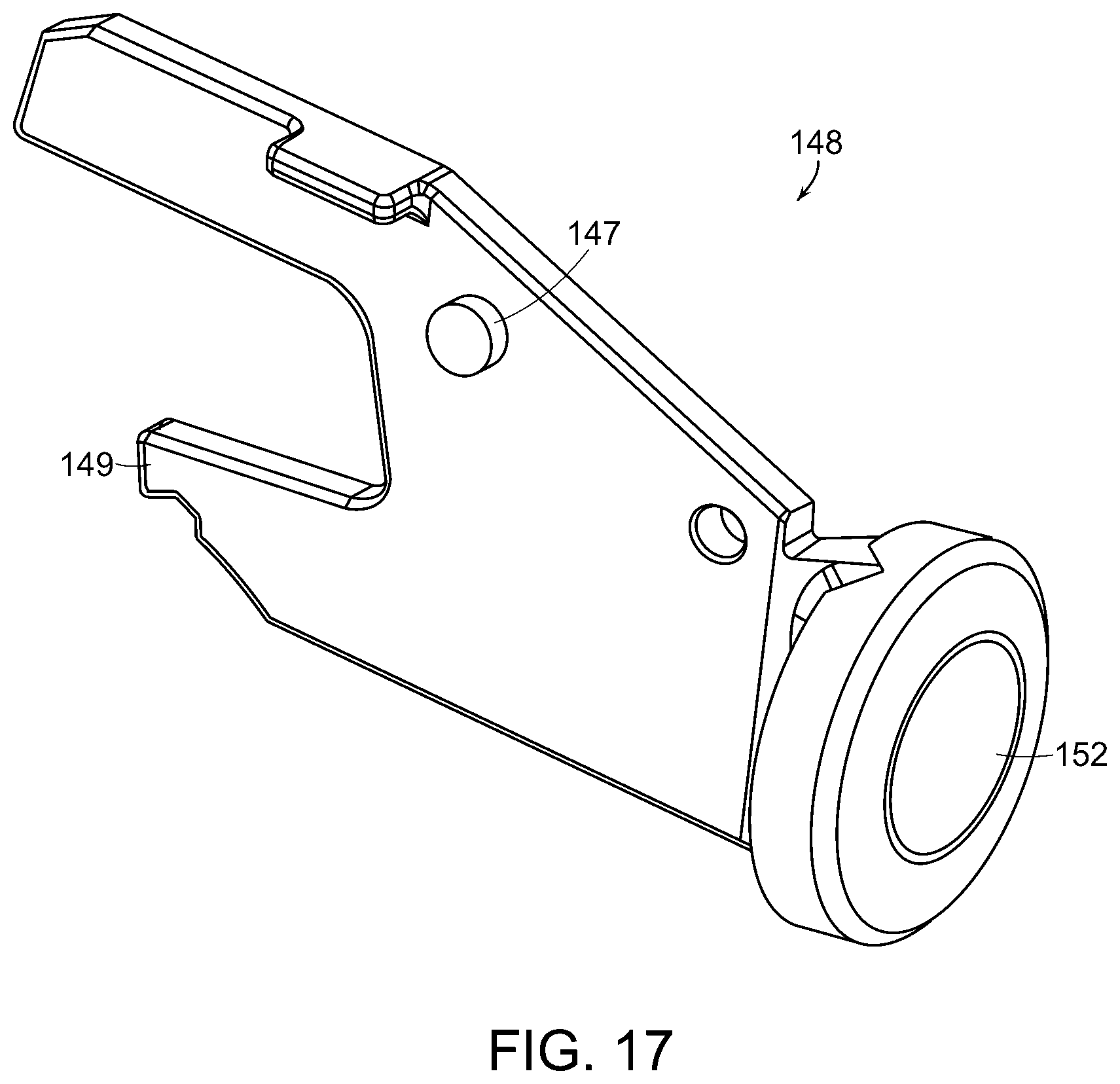 Patent US12508026 Figure 17 – Surgical stapling instrument with an articulatable end effector