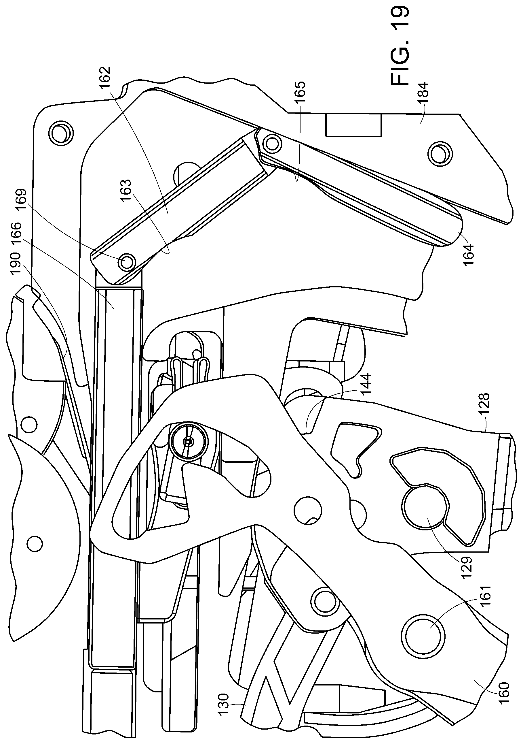 Patent US12508026 Figure 19 – Surgical stapling instrument with an articulatable end effector