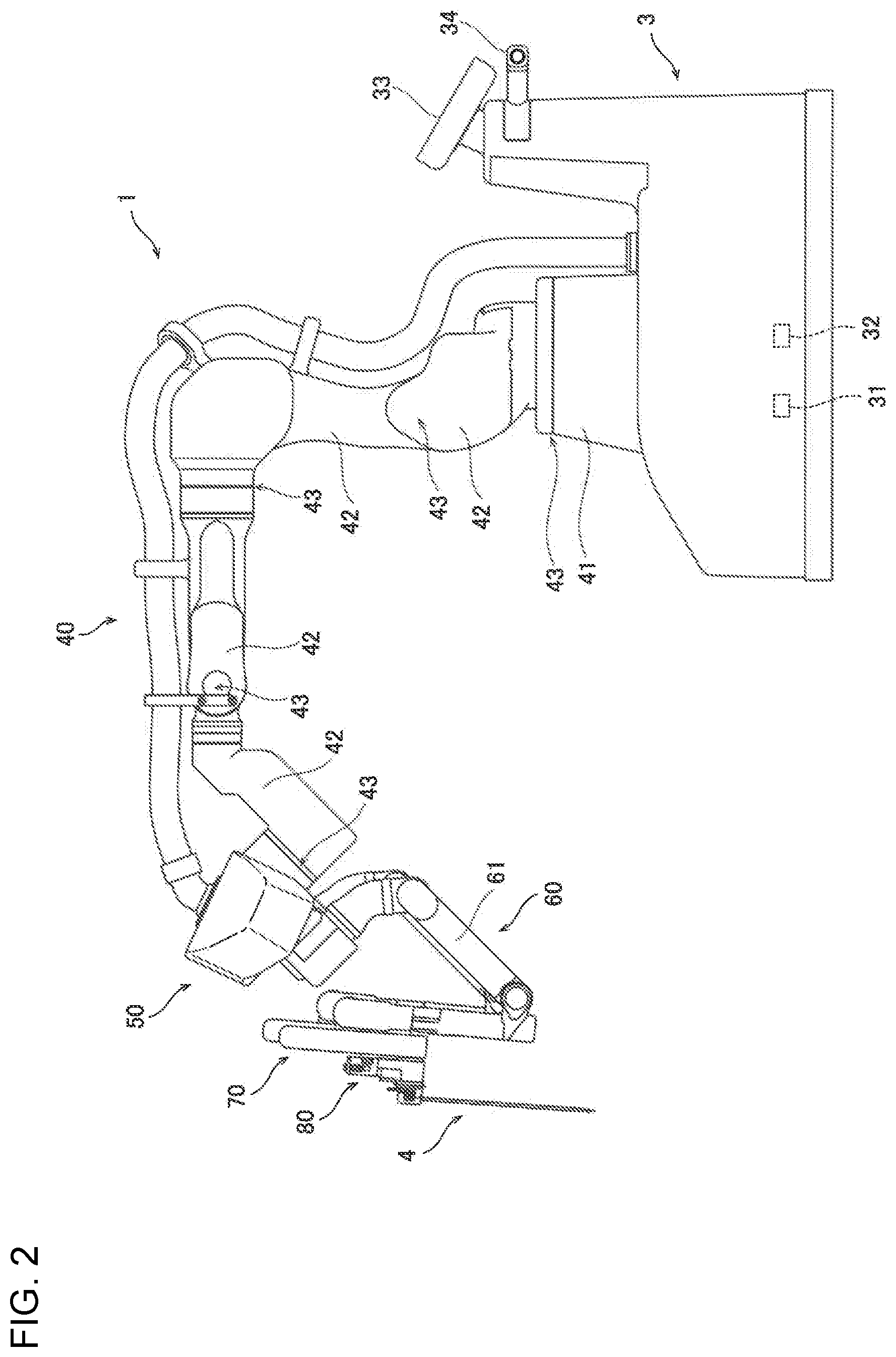Patent US12508028 Figure 2 – Surgical instrument and surgery assist robot