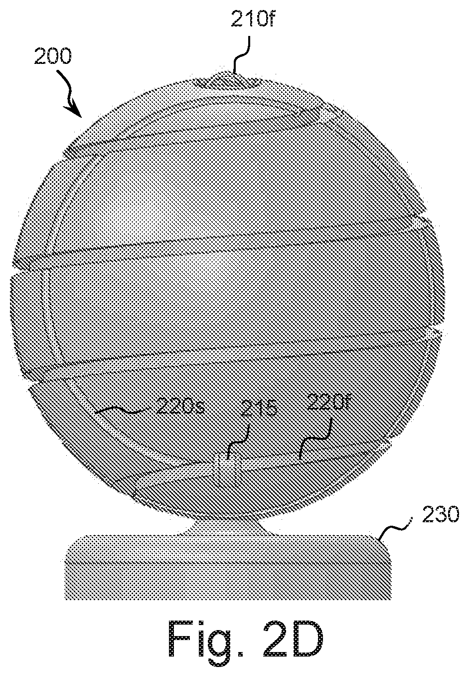 Patent US12508033 Figure 3 – Occlusion device having spherical secondary shape and mandrel for forming same
