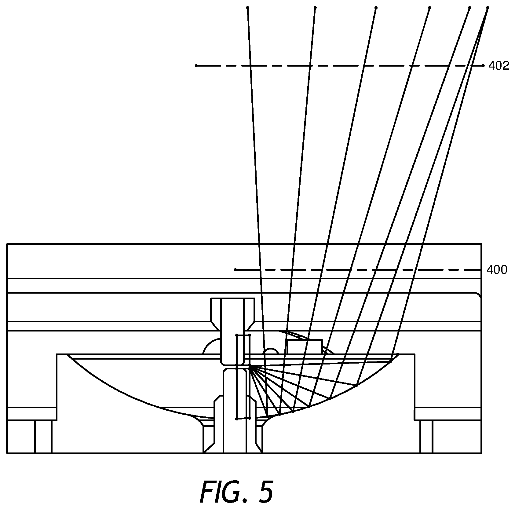 Patent US12508043 Figure 6 – Rapid Pulse electrohydraulic (EH) shockwave generator apparatus with improved acoustic wavefronts