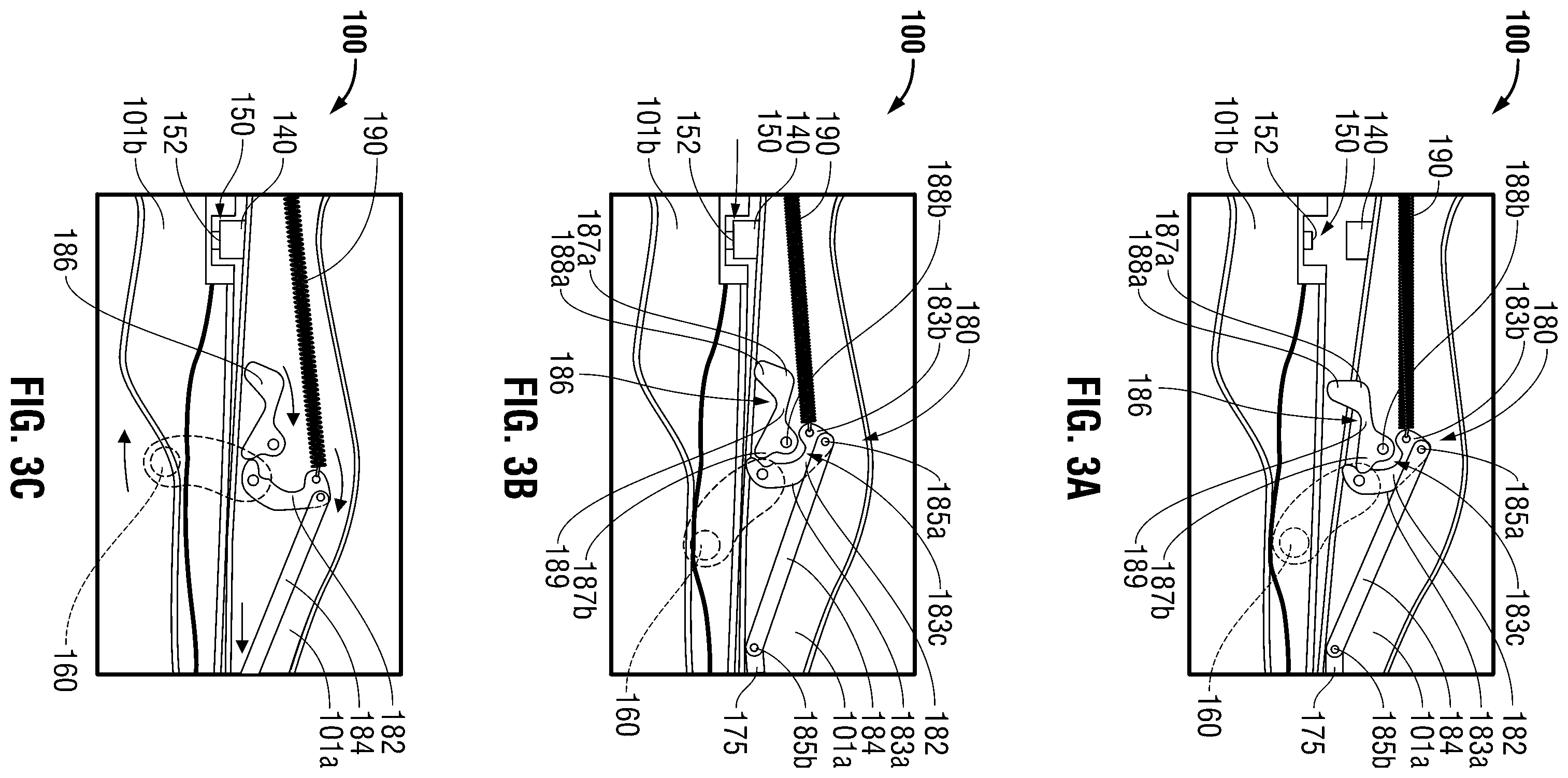 Patent US12508044 Figure 2 – Blade deployment mechanisms for surgical forceps