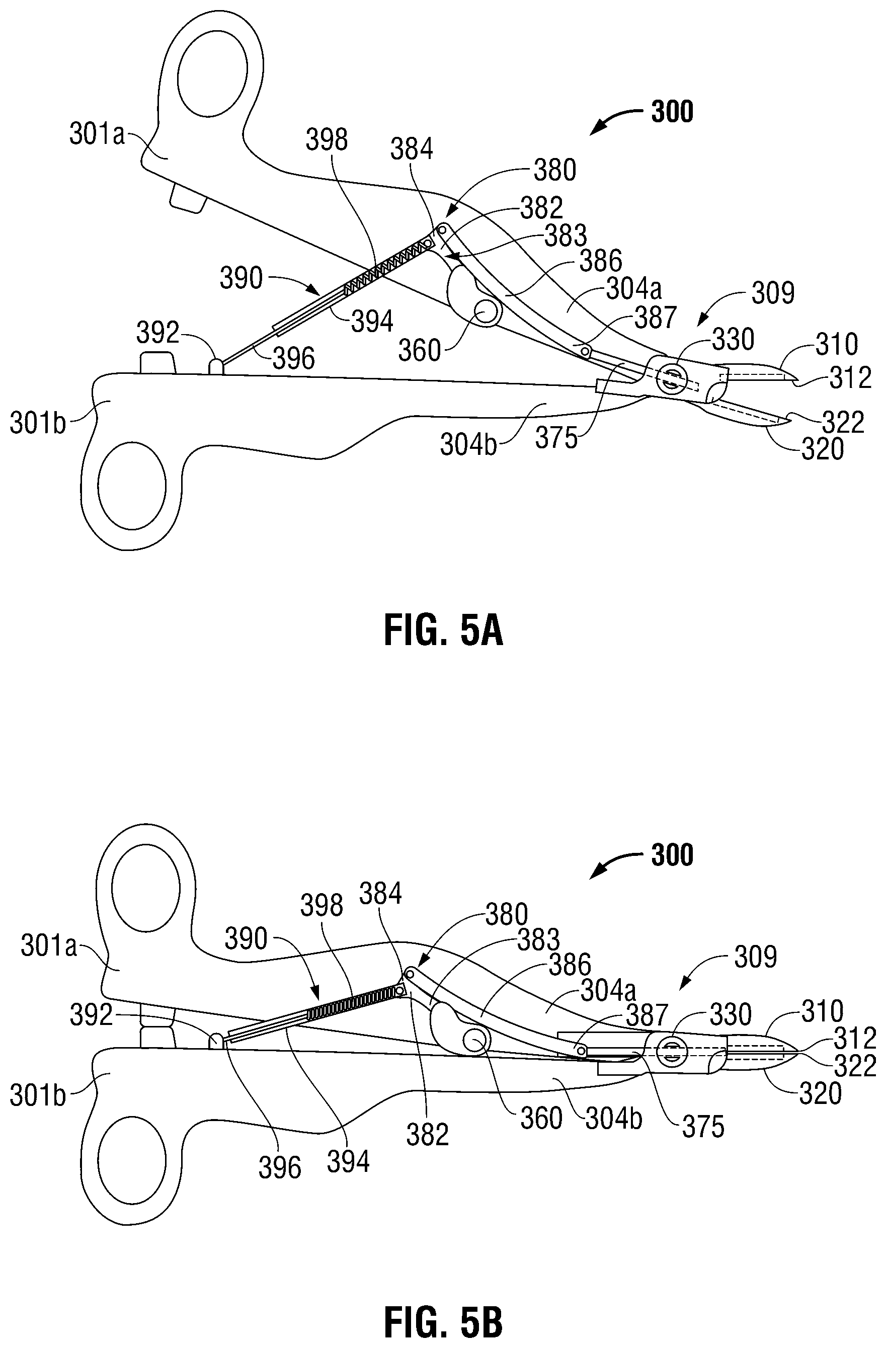 Patent US12508044 Figure 4 – Blade deployment mechanisms for surgical forceps