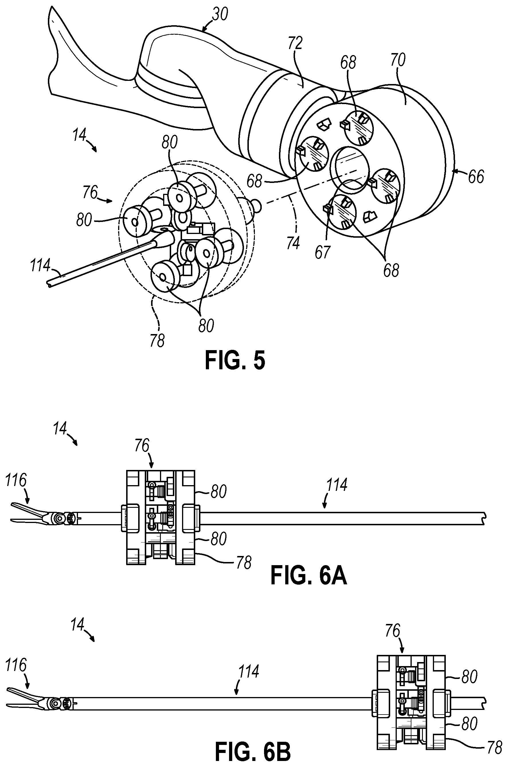 Patent US12508045 Figure 3 – Robotic surgical system with knife drive mechanism