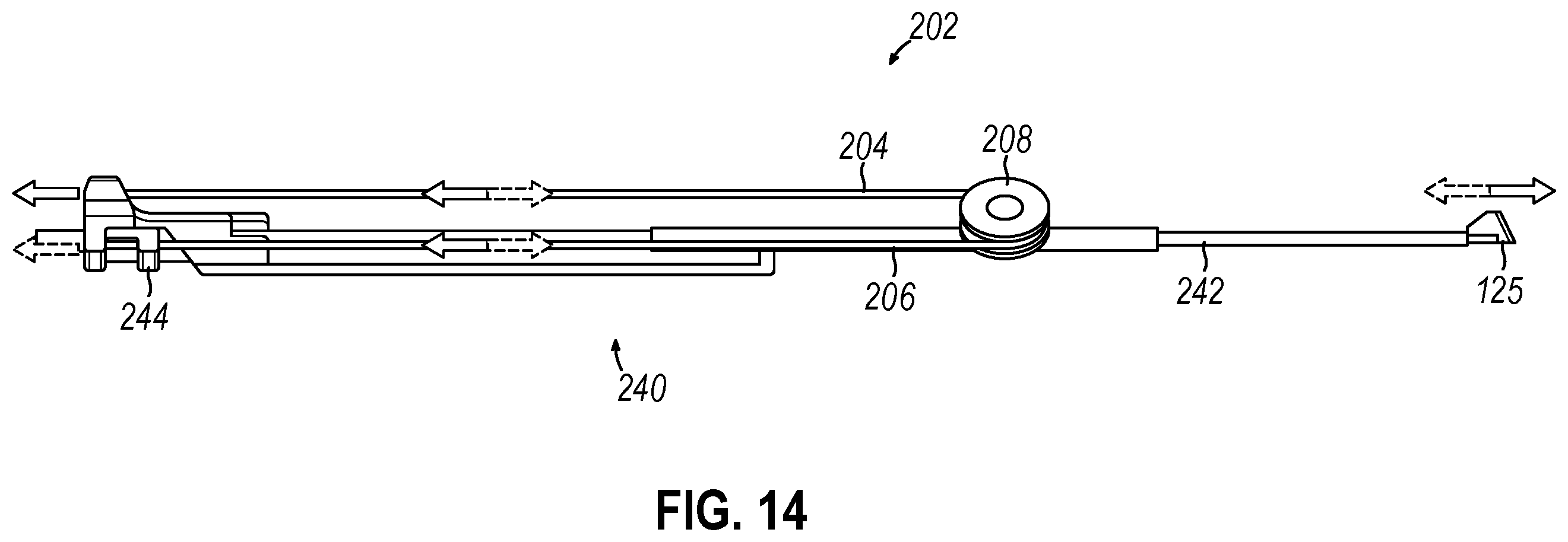 Patent US12508045 Figure 13 – Robotic surgical system with knife drive mechanism
