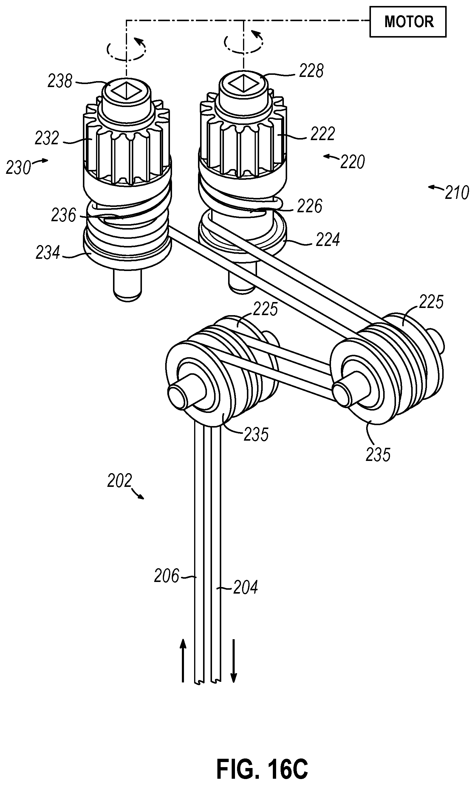 Patent US12508045 Figure 17 – Robotic surgical system with knife drive mechanism