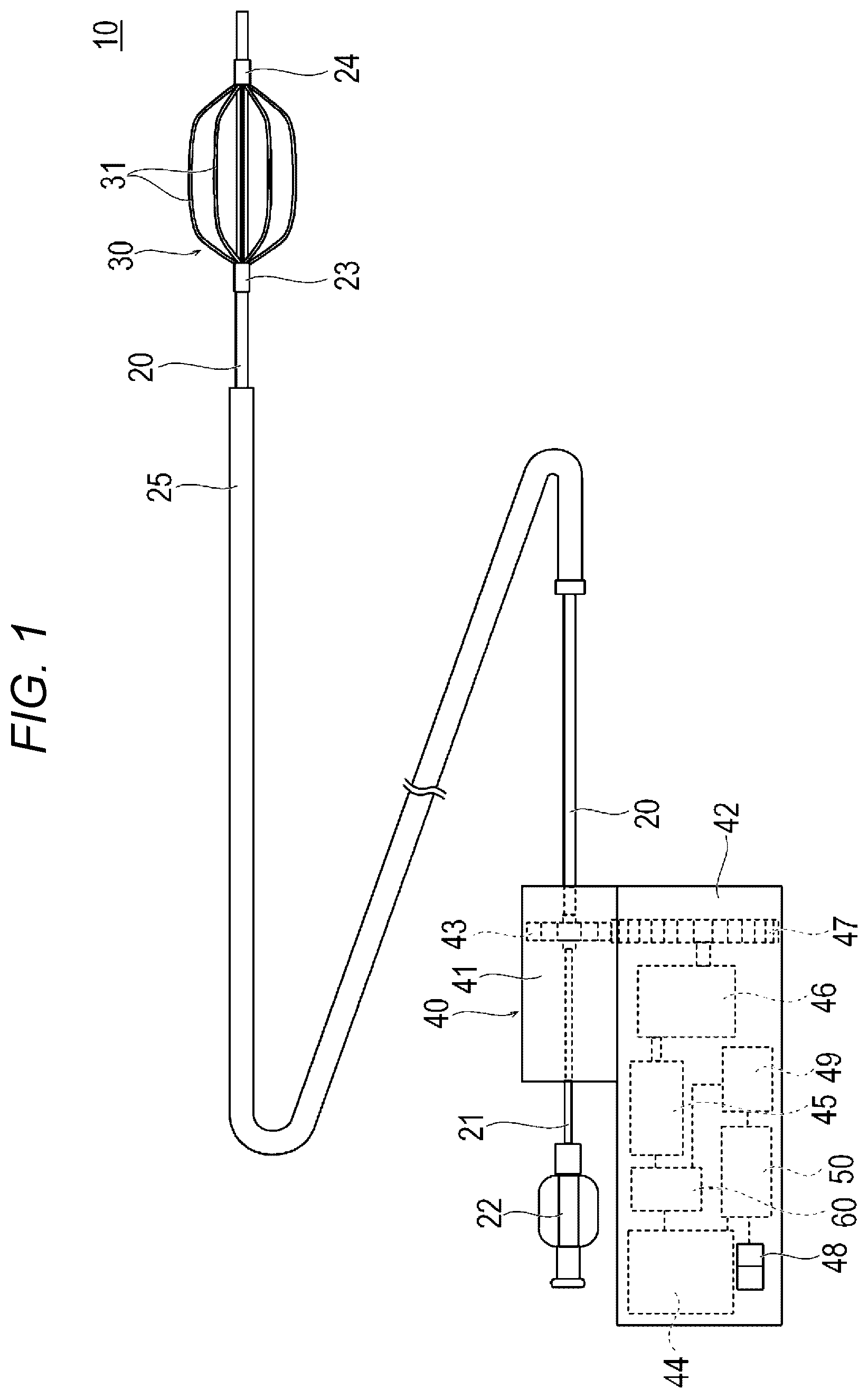 Patent US12508049 Figure 1 – Medical device and method for controlling medical device