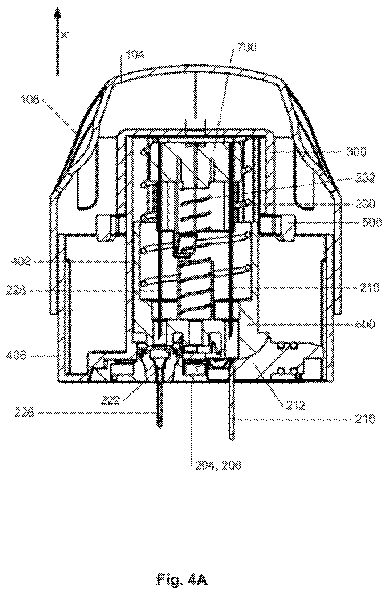 Patent US12508050 Figure 6 – Inserter for simultaneous insertion of multiple transcutaneous parts