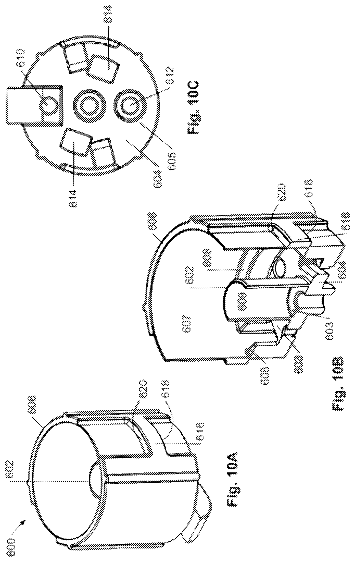Patent US12508050 Figure 13 – Inserter for simultaneous insertion of multiple transcutaneous parts