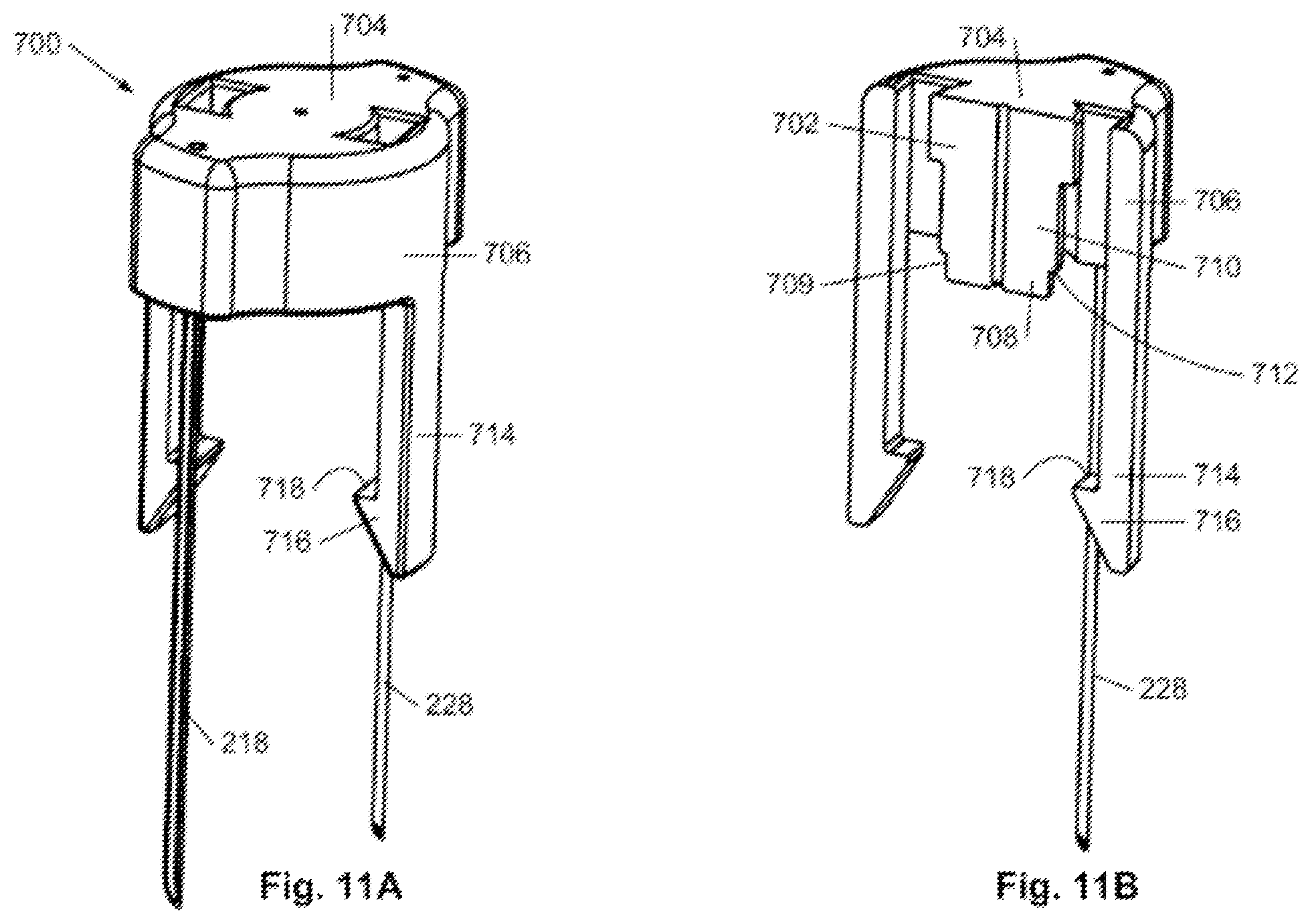 Patent US12508050 Figure 14 – Inserter for simultaneous insertion of multiple transcutaneous parts