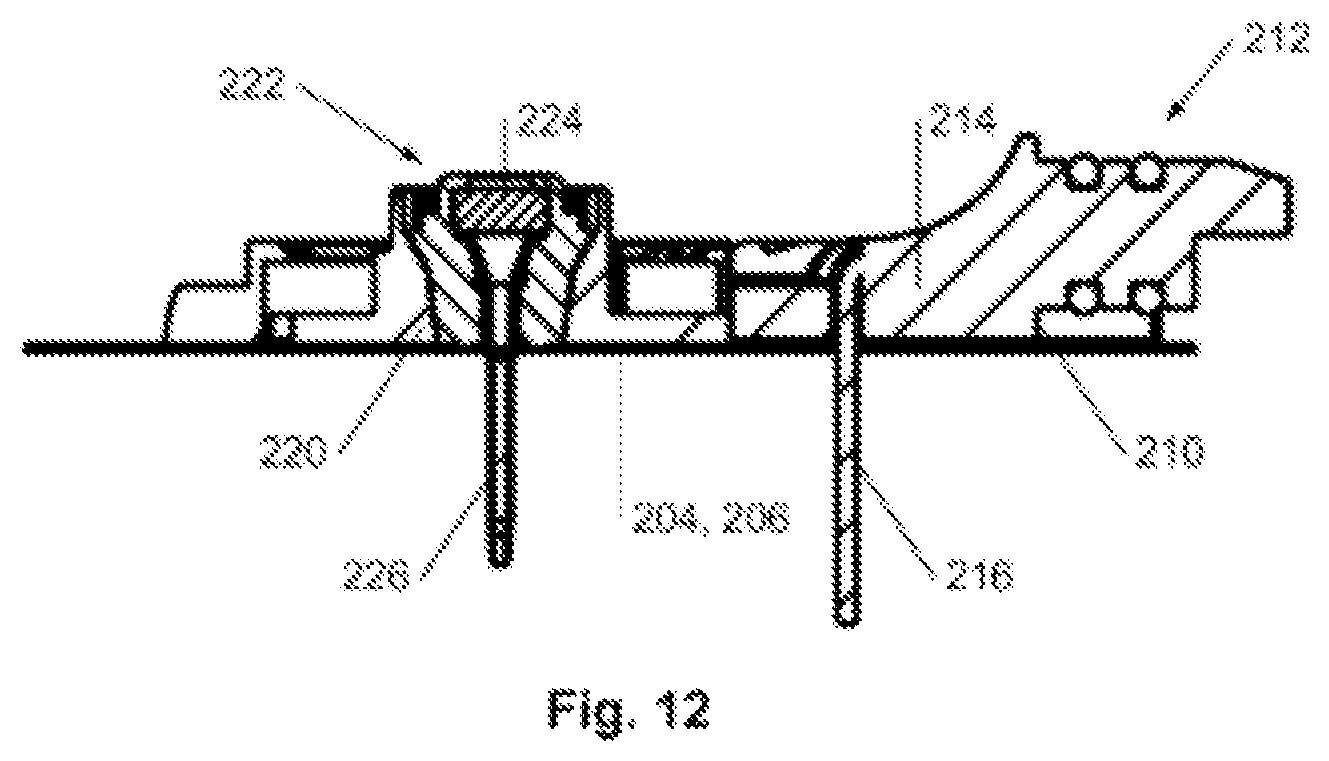 Patent US12508050 Figure 15 – Inserter for simultaneous insertion of multiple transcutaneous parts