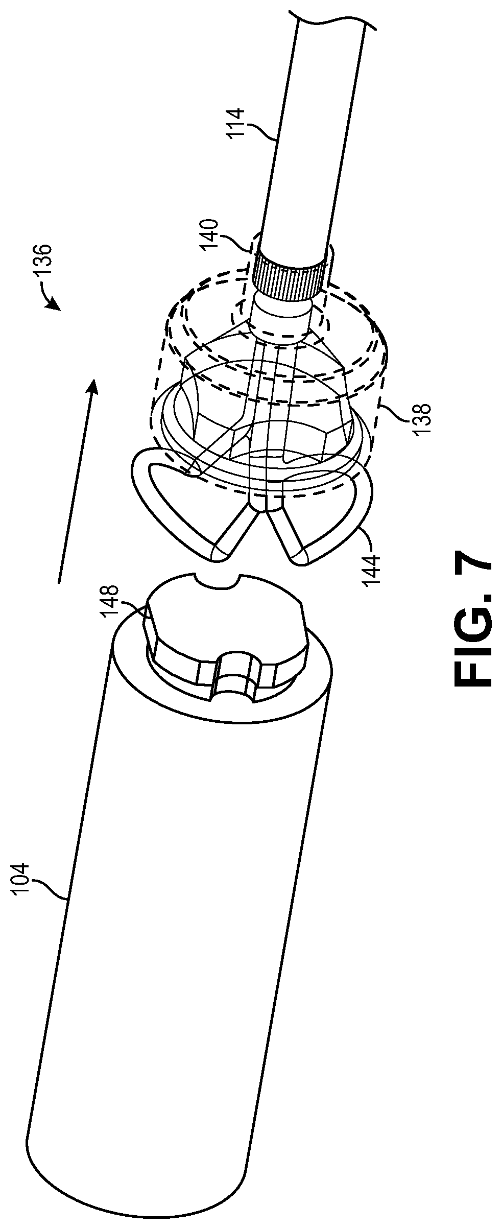 Patent US12508052 Figure 7 – Implant delivery and retrieval systems and methods