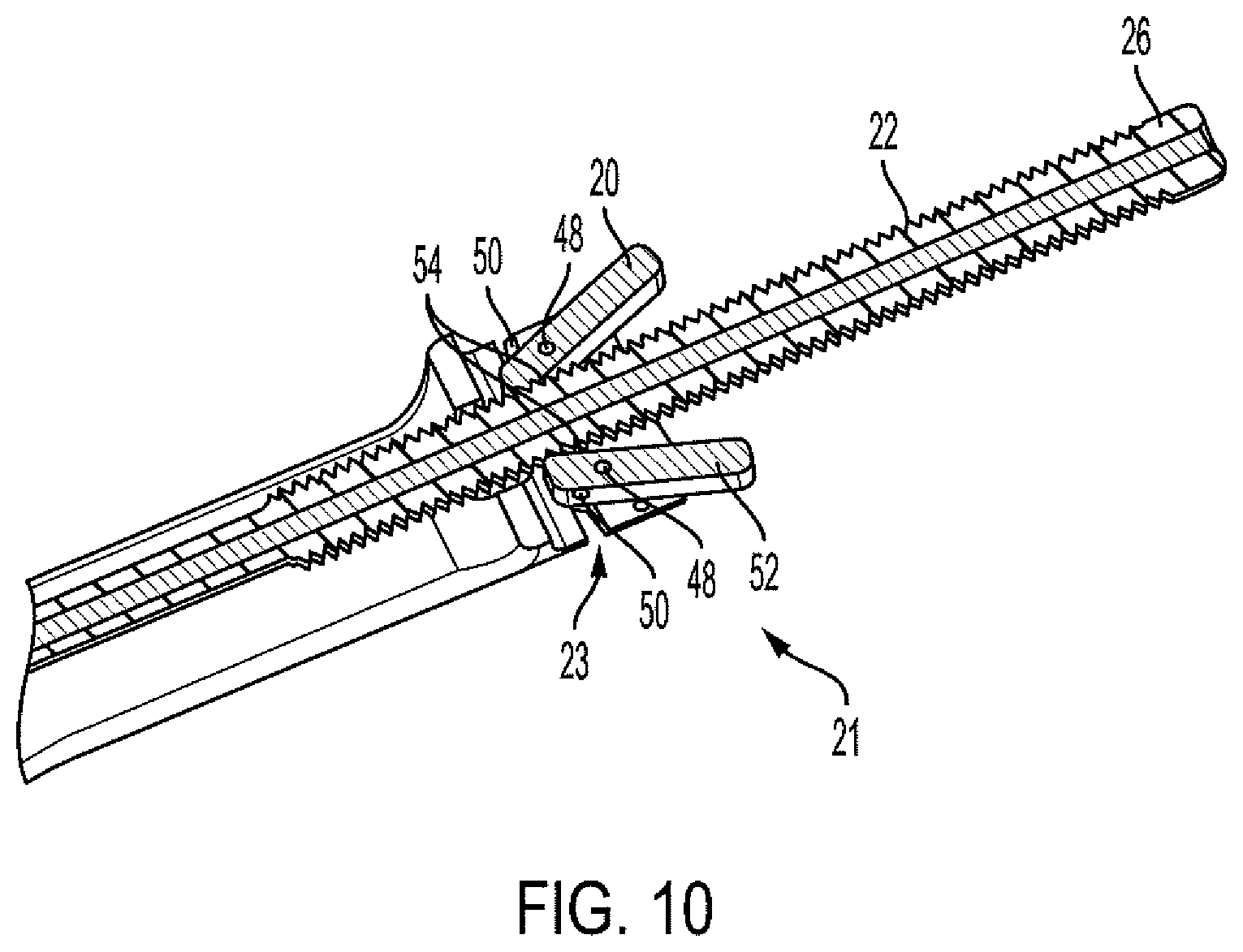 Patent US12508056 Figure 5 – Stylet feeder for surgical tool